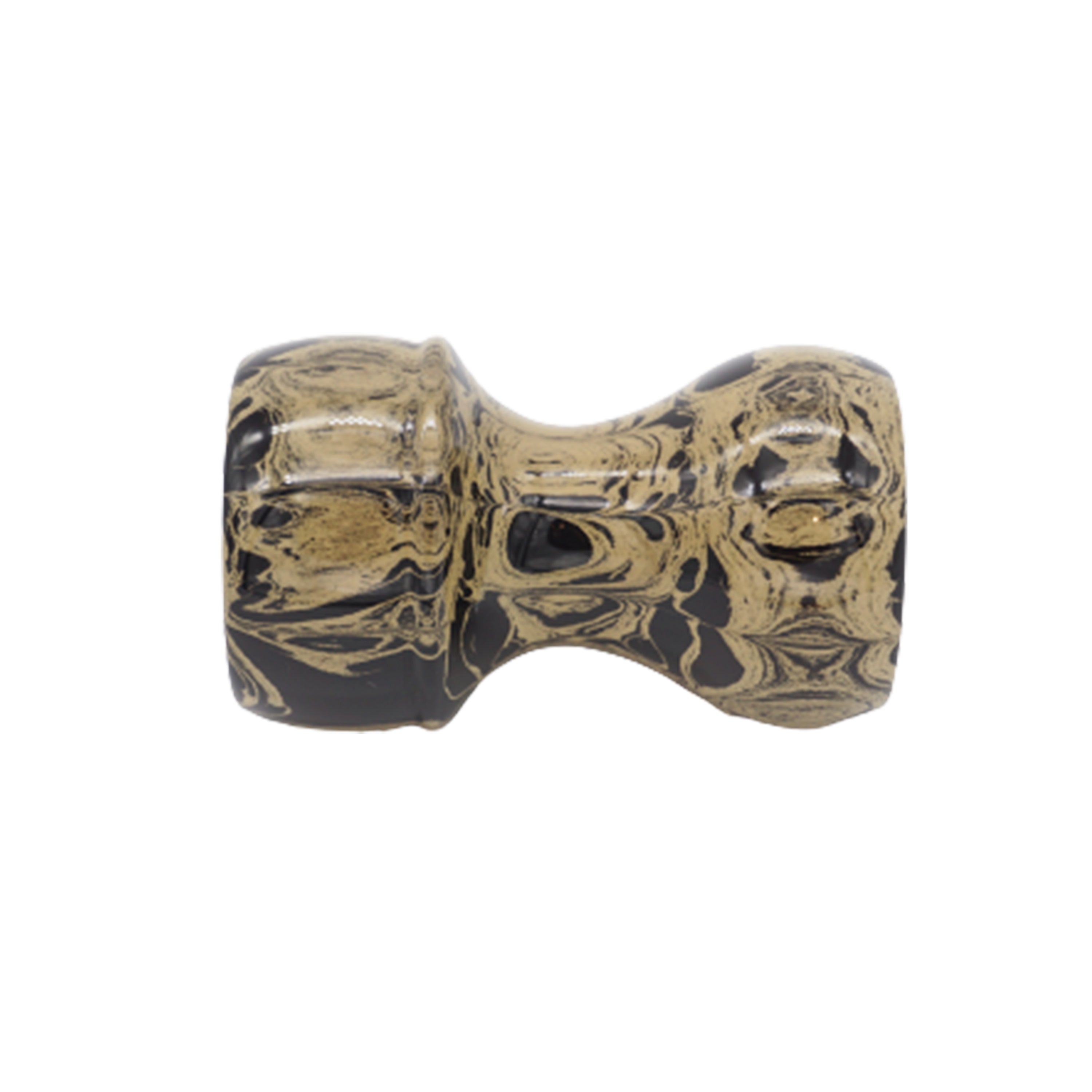Premium Sand Ebonite Handmade Shaving Brush Handle - Compatible with 24mm & 26mm Knots - Perfect for Wet Shaving & Barber Shop Grooming Rituals