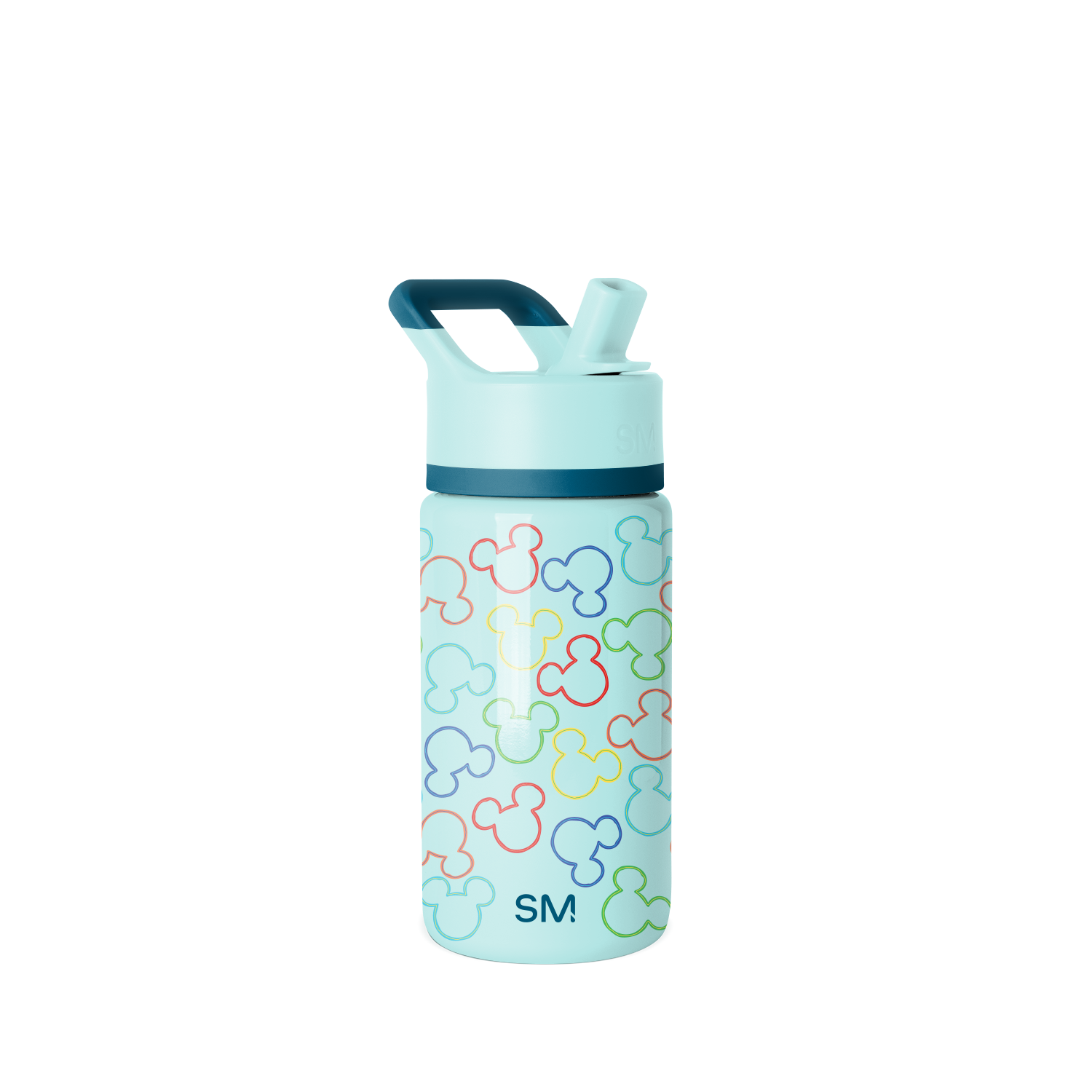 Summit Kids Water Bottle with Straw Lid - BPA Free, Leak Proof, Insulated Stainless Steel Bottle for School, Sports & Outdoor Activities