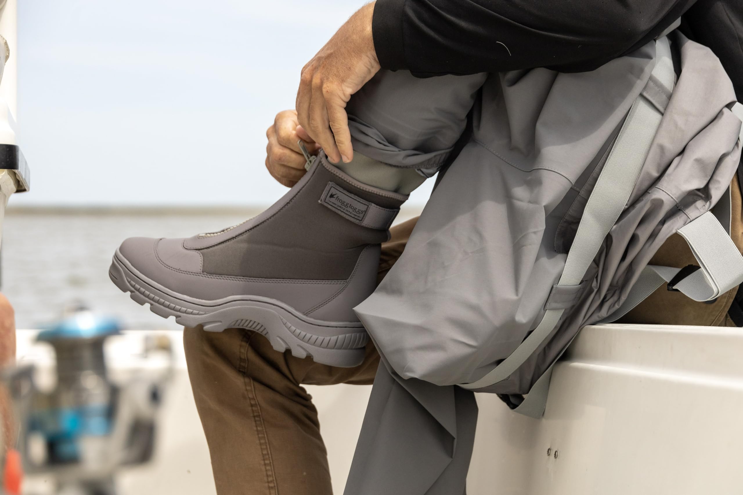 FROGG TOGGS Men's Aransas II Neoprene Wading Boots for Surf Fishing & Beach Walking - Waterproof & Comfortable for Outdoor Adventures