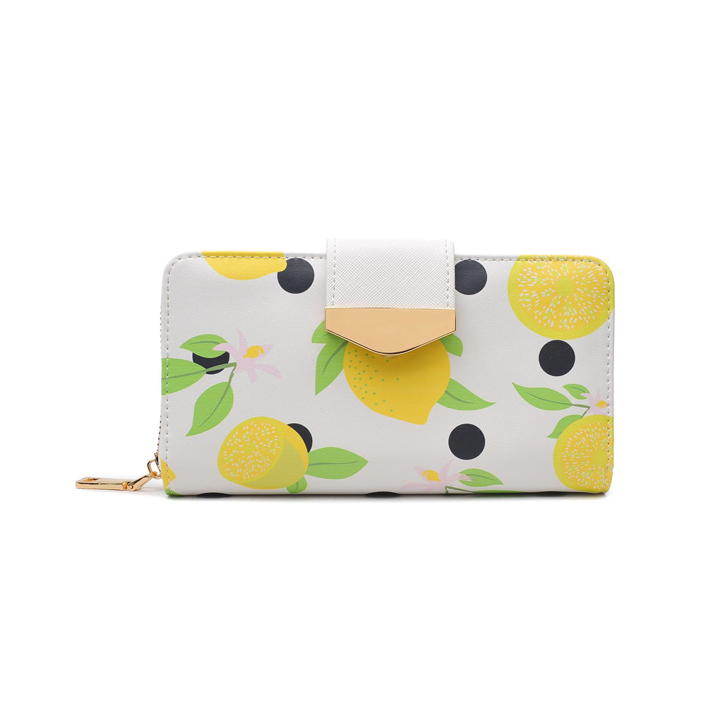 Poppy Lemon Wallet - Stylish & Slim RFID Blocking Leather Wallet for Women & Men | Perfect for Travel, Shopping & Everyday Use