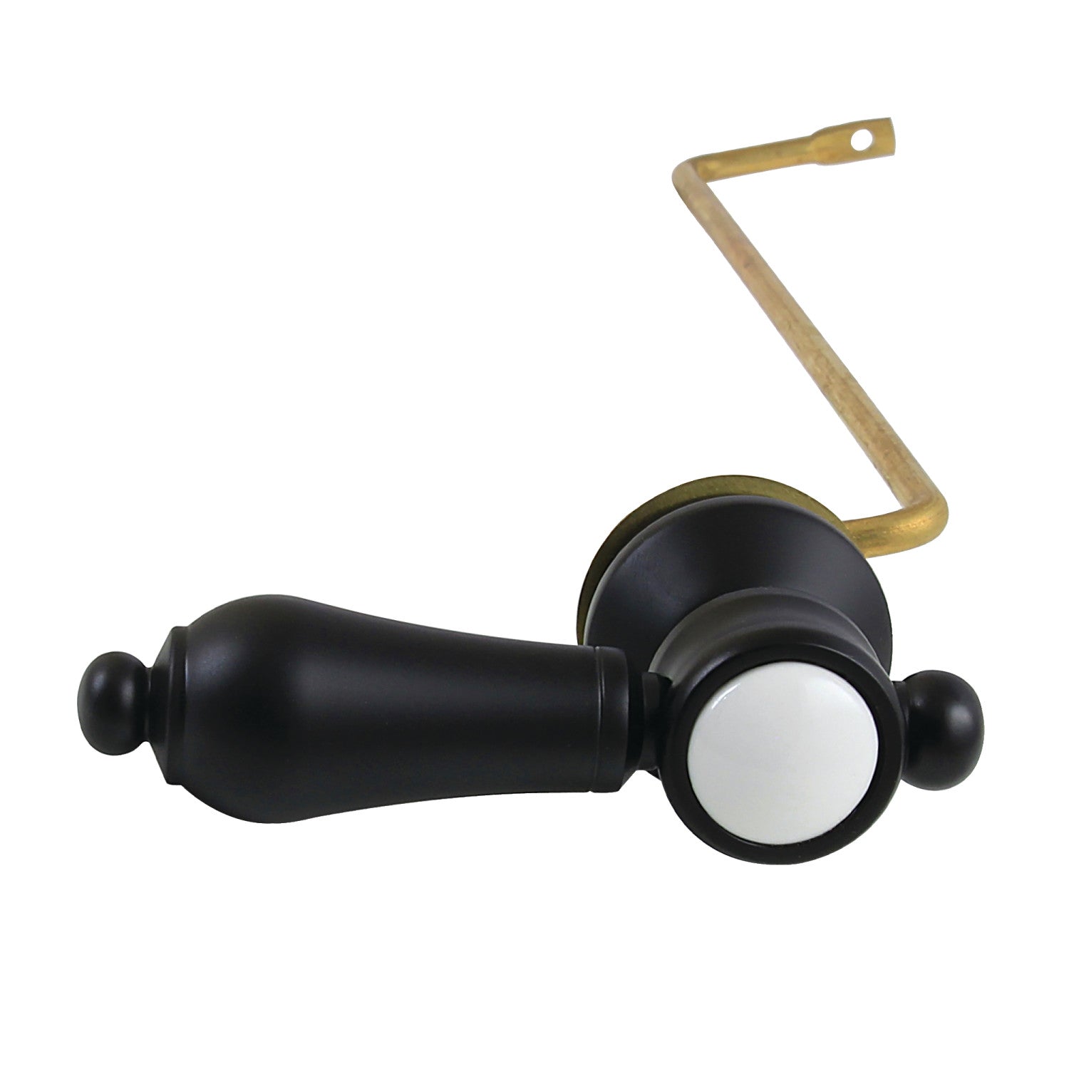 Bel Air KTBPLS0 Side Mount Toilet Tank Lever in Matte Black - Durable Replacement Flush Handle for Bathroom Toilet Repair and Upgrade - Perfect for Home, Office, and Commercial Restrooms