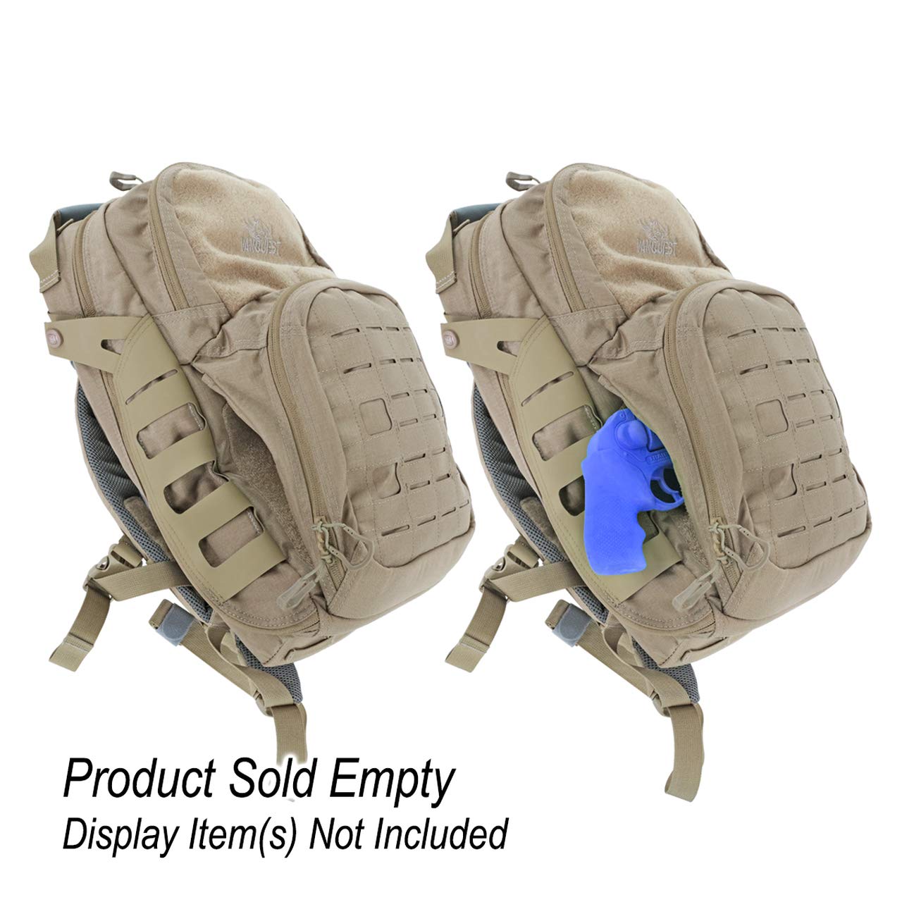 VANQUEST KATARA-16 Tactical Backpack for Outdoor Adventures - Durable Black Military Backpack for Hiking, Camping & Travel - Water Resistant Daypack with Multiple Pockets
