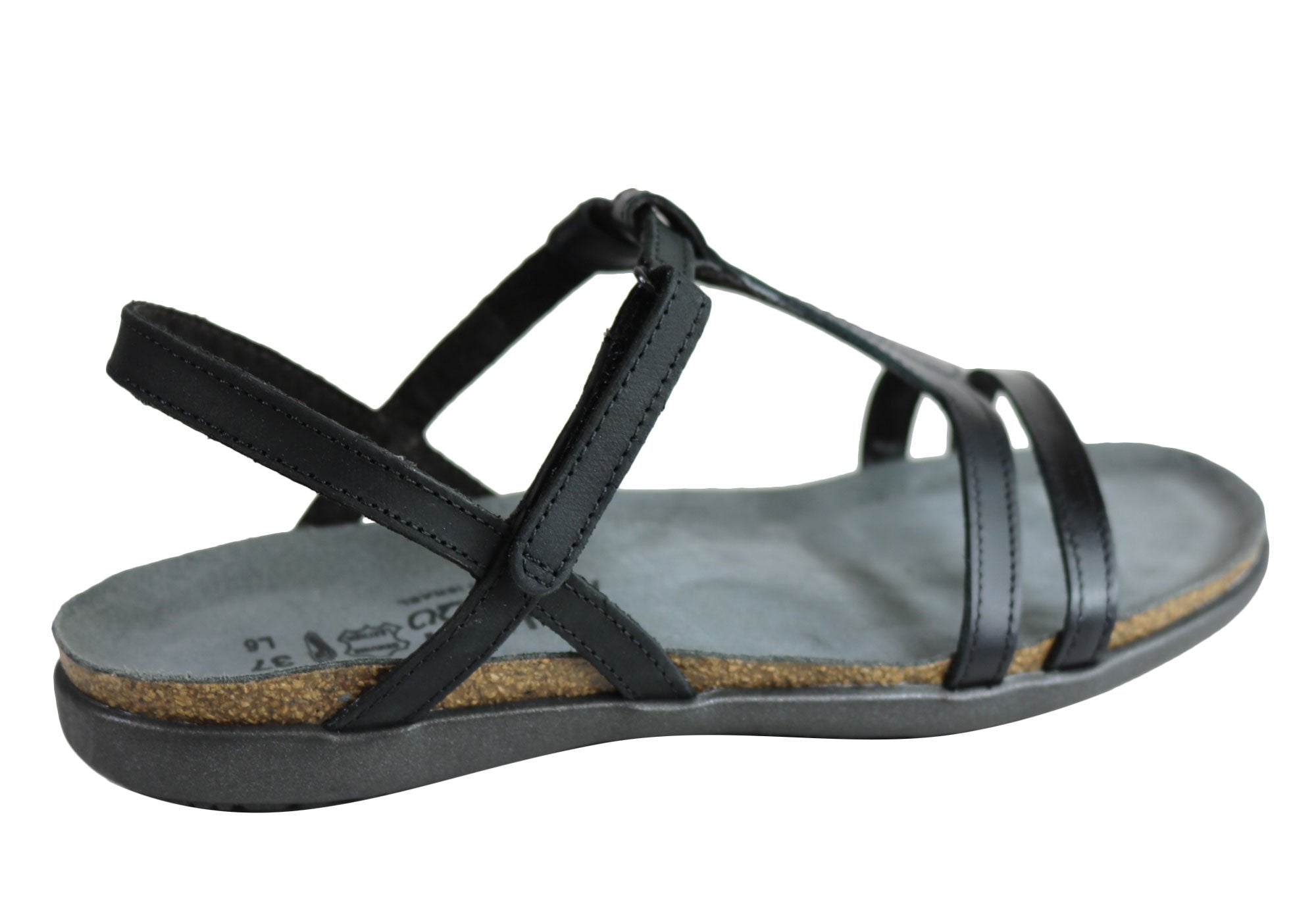 Naot Judith Women's Comfortable Supportive Leather Flat Sandals - Orthopedic Footwear for Walking, Travel & Everyday Wear