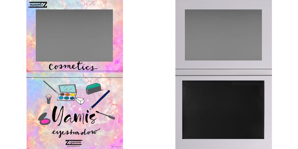 Custom Extra Large Z Palette - Magnetic Makeup Palette for Eyeshadows & Blush - Perfect for Travel & Professional Makeup Artists