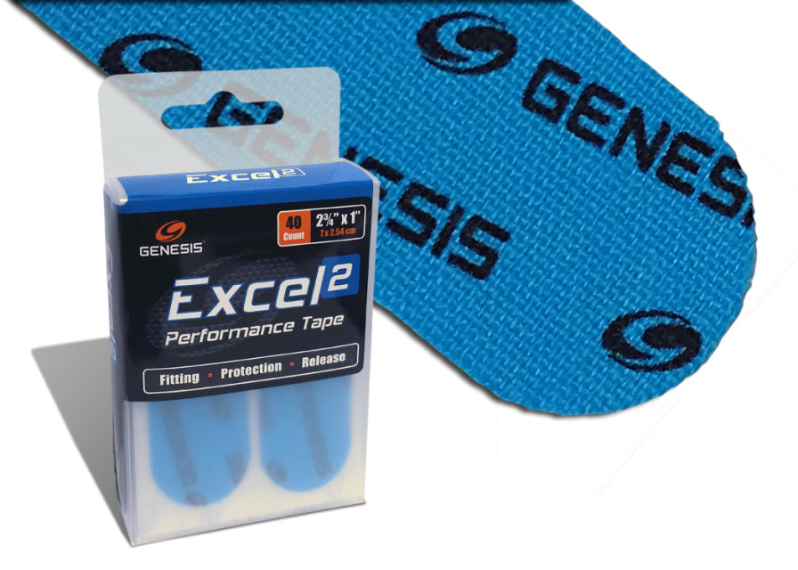 Genesis Excel Classic Performance Tape - High Quality Athletic Sports Tape for Injury Support & Recovery - Perfect for Running, Basketball, Weightlifting & Joint Pain Relief