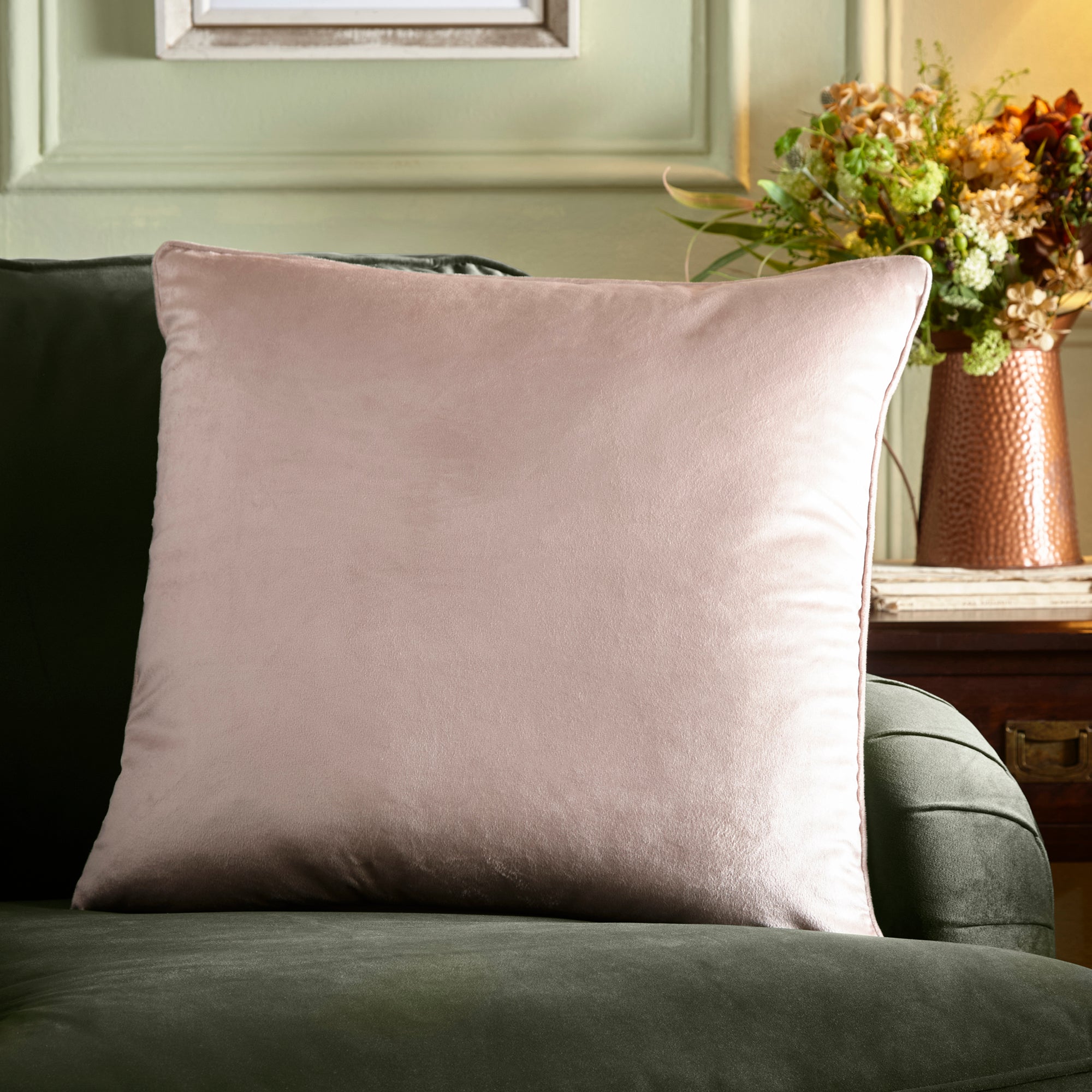 Appletree Heritage Harlan Cushion - Natural Cotton Throw Pillow Cover for Sofa, Bed & Home Decor | Cozy Farmhouse Style Living Room Accessory