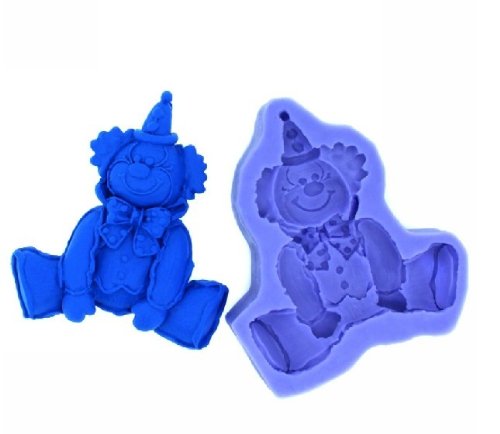 Premium Silicone Clown Chocolate Mold - Fondant & Cake Decorating Tool for DIY Baking, Candy Making, and Party Treats - Perfect for Birthdays, Halloween, and Themed Events