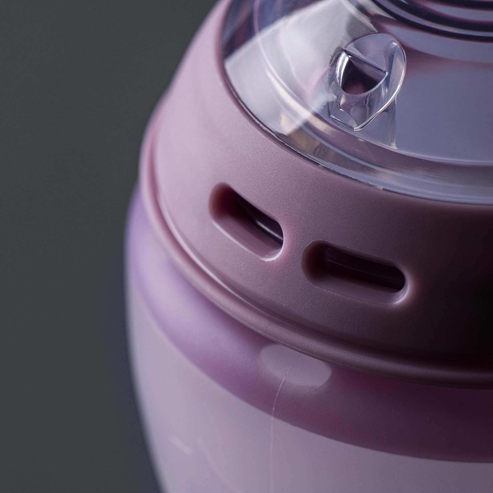 Tommee Tippee Natural Start Anti-Colic Baby Bottles 9oz (2 Pack) - Slow Flow Breast-Like Silicone Nipple, Self-Sterilizing, for Newborns 0m+ (Pink & Purple) - Perfect for Breastfeeding Transition & On-the-Go Feeding