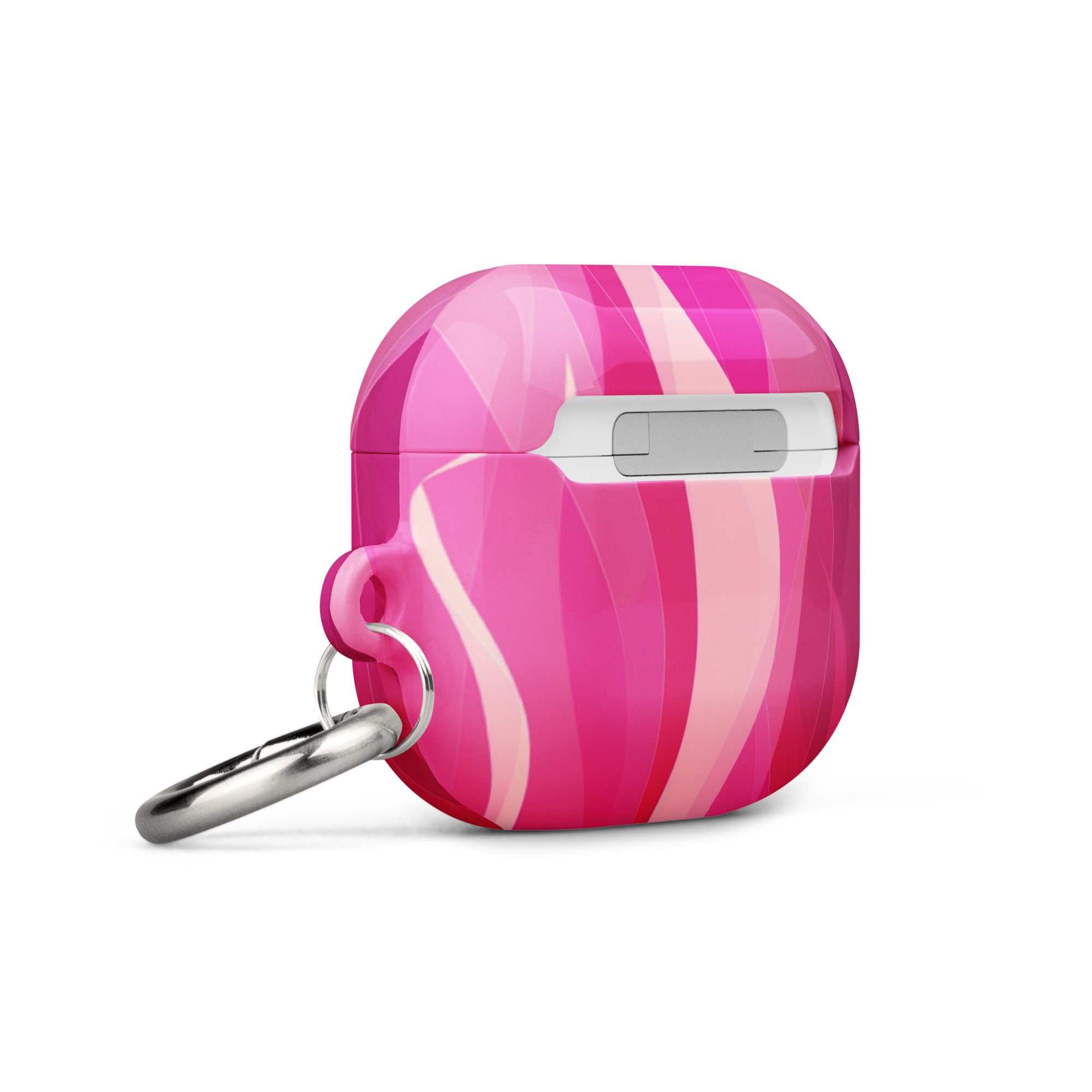 Fuchsia AirPods Case - Protective Cover for AirPods 1/2/3/Pro - Stylish & Durable Phone Accessory for Women & Girls - Perfect for Travel, Work & Gym