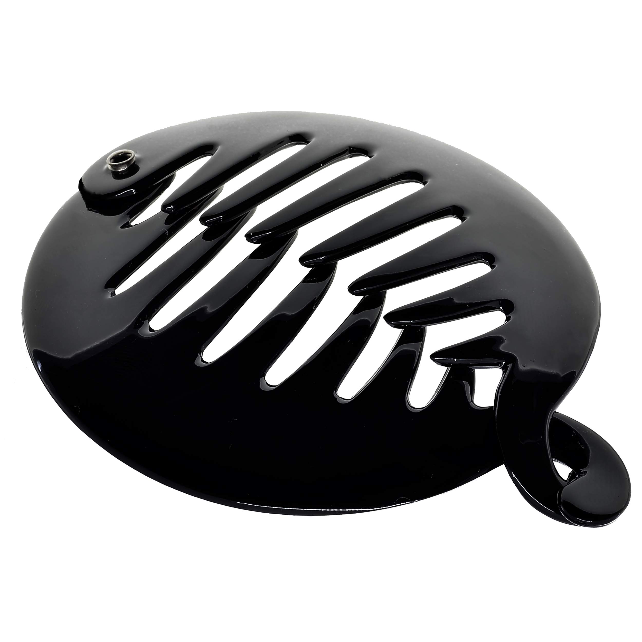 Camila Paris CP2874 French Banana Clip Hair Comb - 3.25 Inch Black Round Ponytail Holder for Women | Interlocking Banana Combs for Volume & Thick Hair | Fashion Hair Accessories Made in France | Perfect for Work, Parties & Everyday Styling