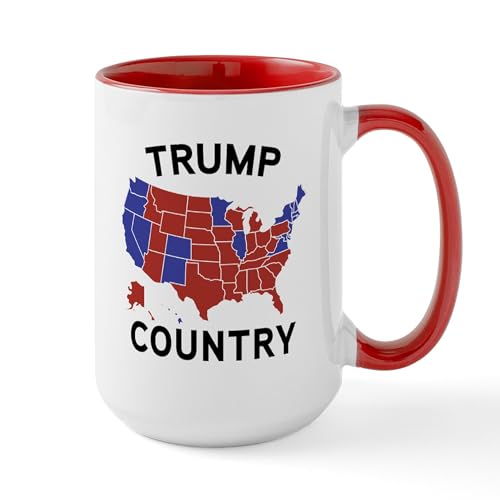 White/Red Inside - Trump Country Mugs
