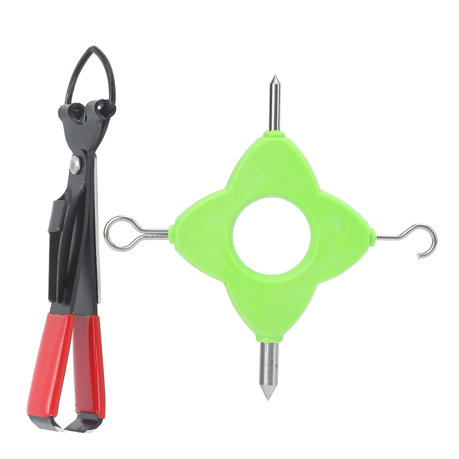 Wosune 4-in-1 Stainless Steel Fishing Line Knotting Tool - Multi-Puller Knot Tool for Carp Fishing | Perfect for Fly Fishing, Bass Fishing & Outdoor Angling
