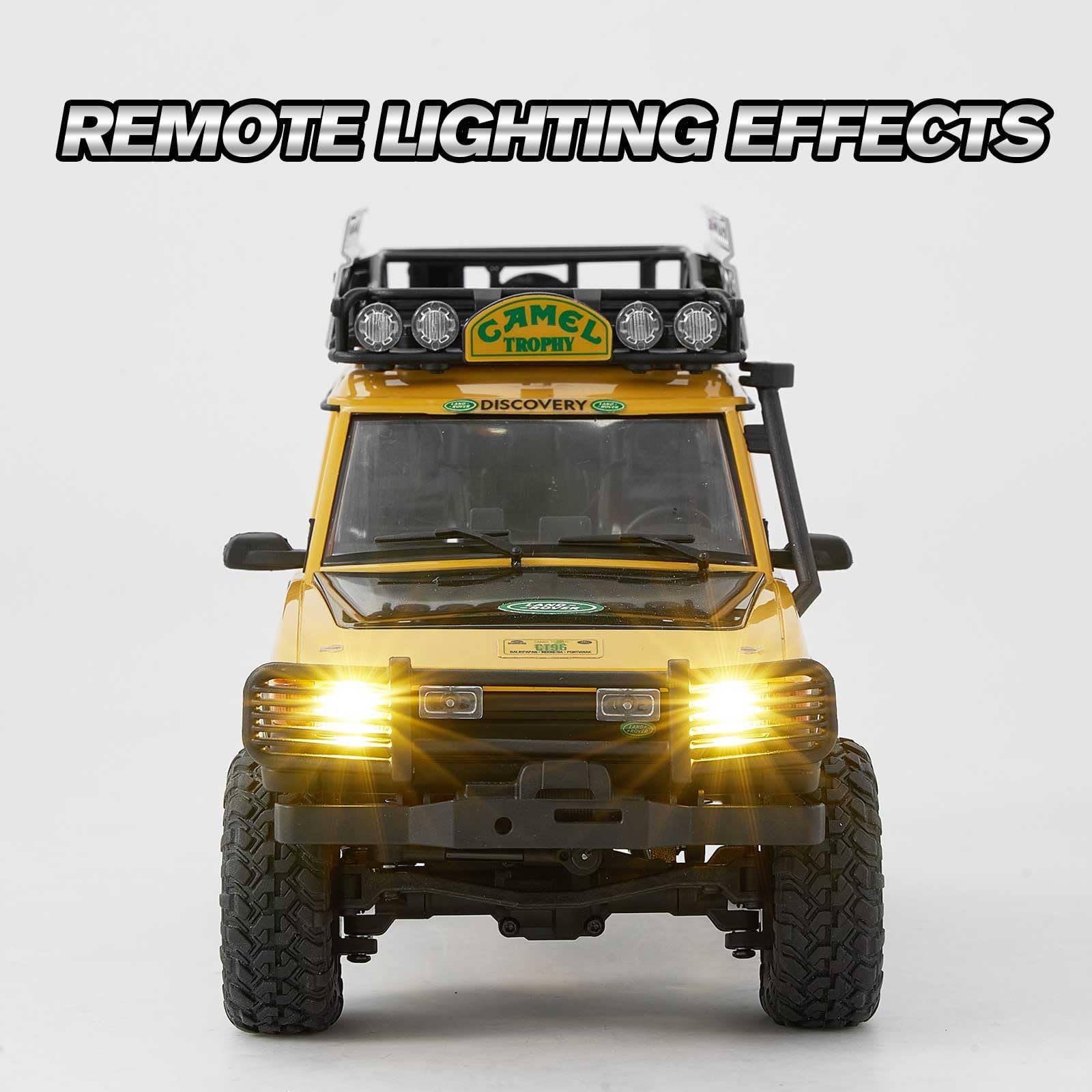 1/24 Scale FMS FCX24M RC Crawler Truck - 2.4Ghz Remote Control Rock Crawler with LED Lights, 2-Speed Transmission & Accessory Pack | Land Rover Defender 110 Model | Off-Road RC Car for Adults & Hobbyists | Perfect for Trail Crawling, Backyard Adventures & Indoor Obstacle Courses