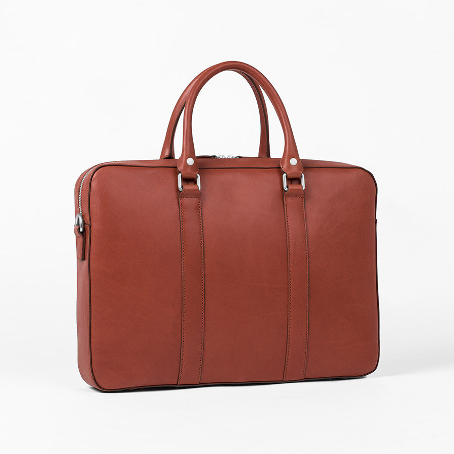 Premium Soft Leather Briefcase for Men & Women - Professional Laptop Bag for Business, Office & Travel - Stylish & Durable Work Bag for Commuters & Executives