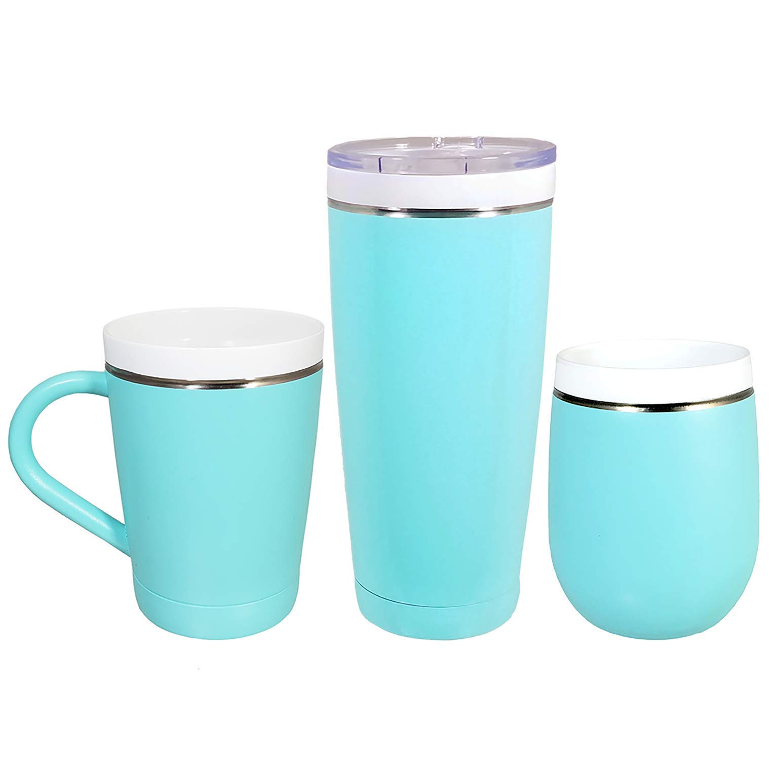 CeramiSteel 9oz Ceramic Wine Tumbler with Insulated Stainless Steel - Matte Black Finish, Durable Ceramic Rim & Inner Coating | Perfect for Red Wine, White Wine & Cocktails at Home, Parties or Outdoor Events