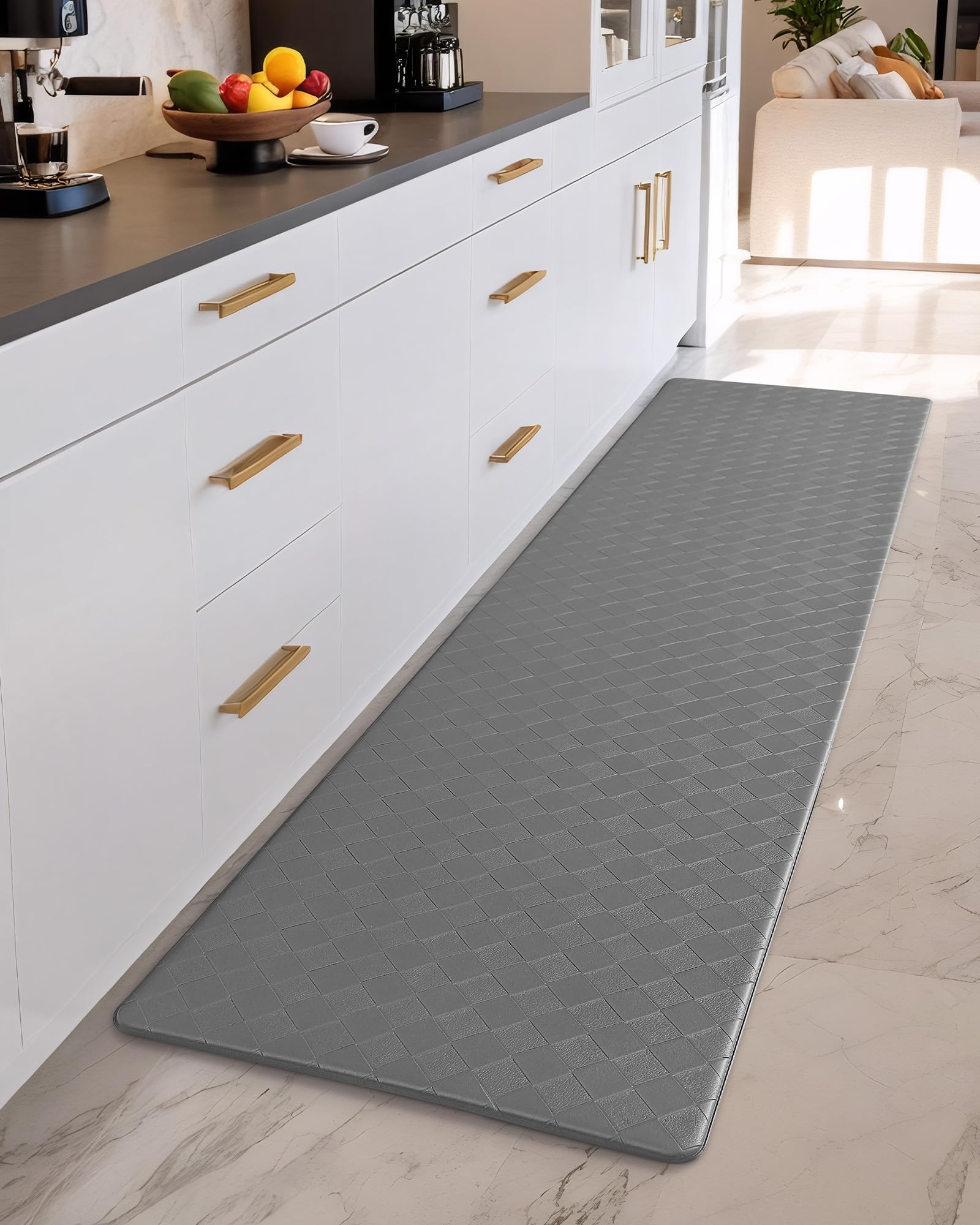 Anti-Fatigue Non-Slip Kitchen Floor Mat - Cushioned Foam Standing Comfort, 17