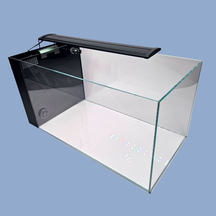 Lifegard Aquatics 14.26 Gallon Clear Glass Aquarium Fish Tank - Perfect for Home, Office, or Classroom Aquatic Displays