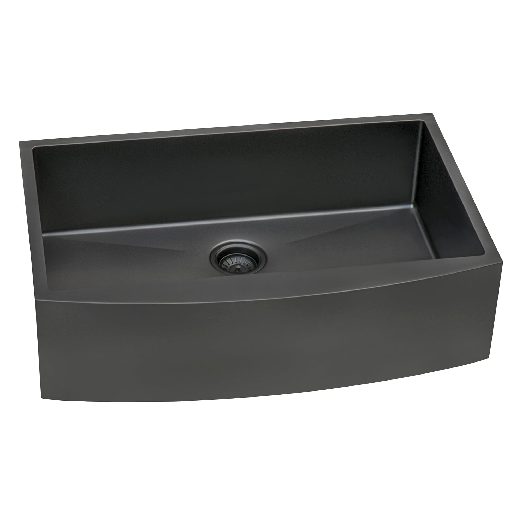 Ruvati Terraza 33-Inch Undermount Stainless Steel Kitchen Sink RVH9733BL - Perfect for Modern Kitchens, RV Campers & Small Spaces