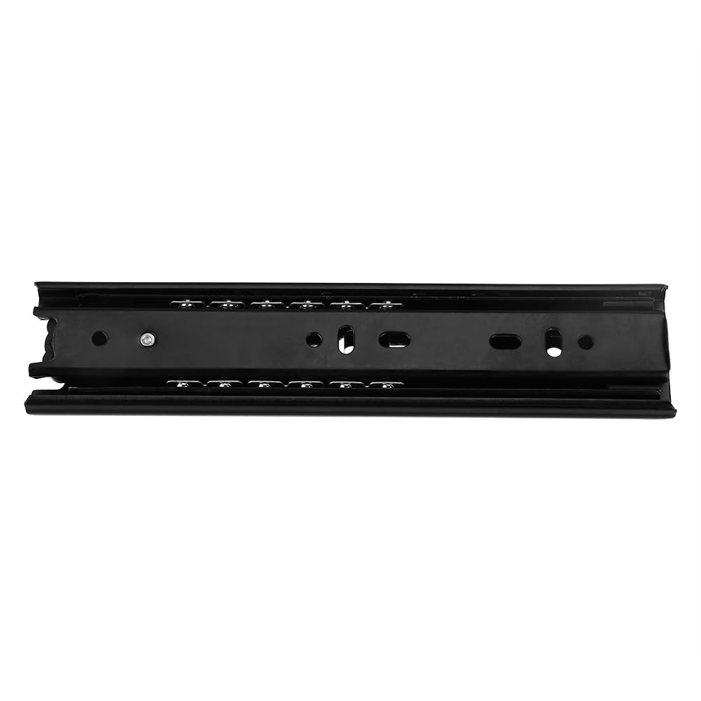 2PCS Full Extension Drawer Slides 8 Inch, Heavy Duty Side Mount Cabinet Slides for Kitchen Cabinets, Dressers, Office Furniture - Smooth Gliding Ball Bearing Drawer Rails for Easy Access Storage Solutions