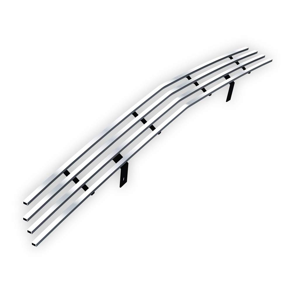 APS Compatible Lower Bumper Stainless Steel Front Grill Grille Insert for Chevy Equinox 2010-2015 Models (SS Silver, Part# S18-A93766C) - Upgrade Your Vehicle's Style & Protection