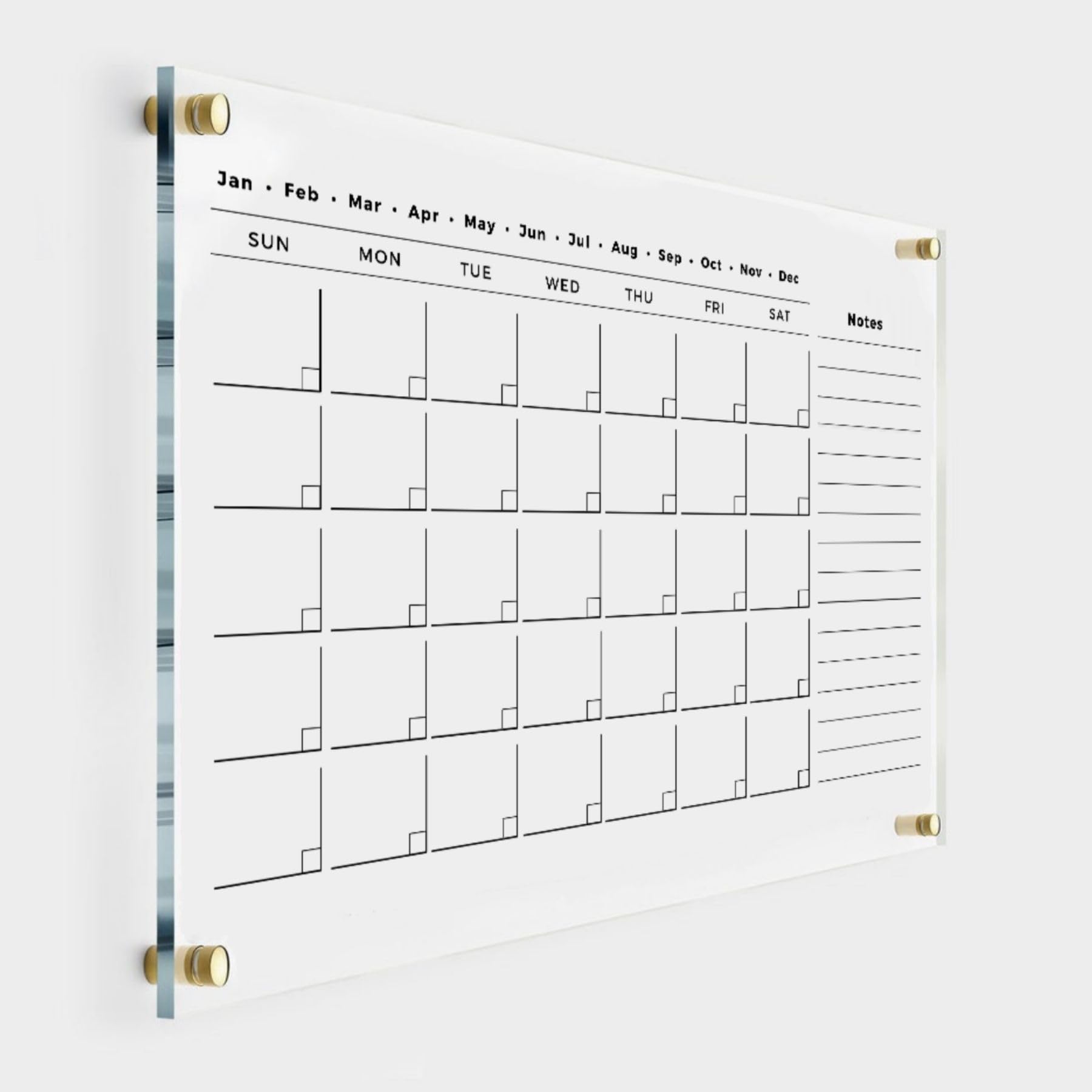 Custom 2025 Wall Calendar - Personalized Dry Erase Monthly & Weekly Planner with To-Do List | Perfect Housewarming Gift for Home & Office Organization