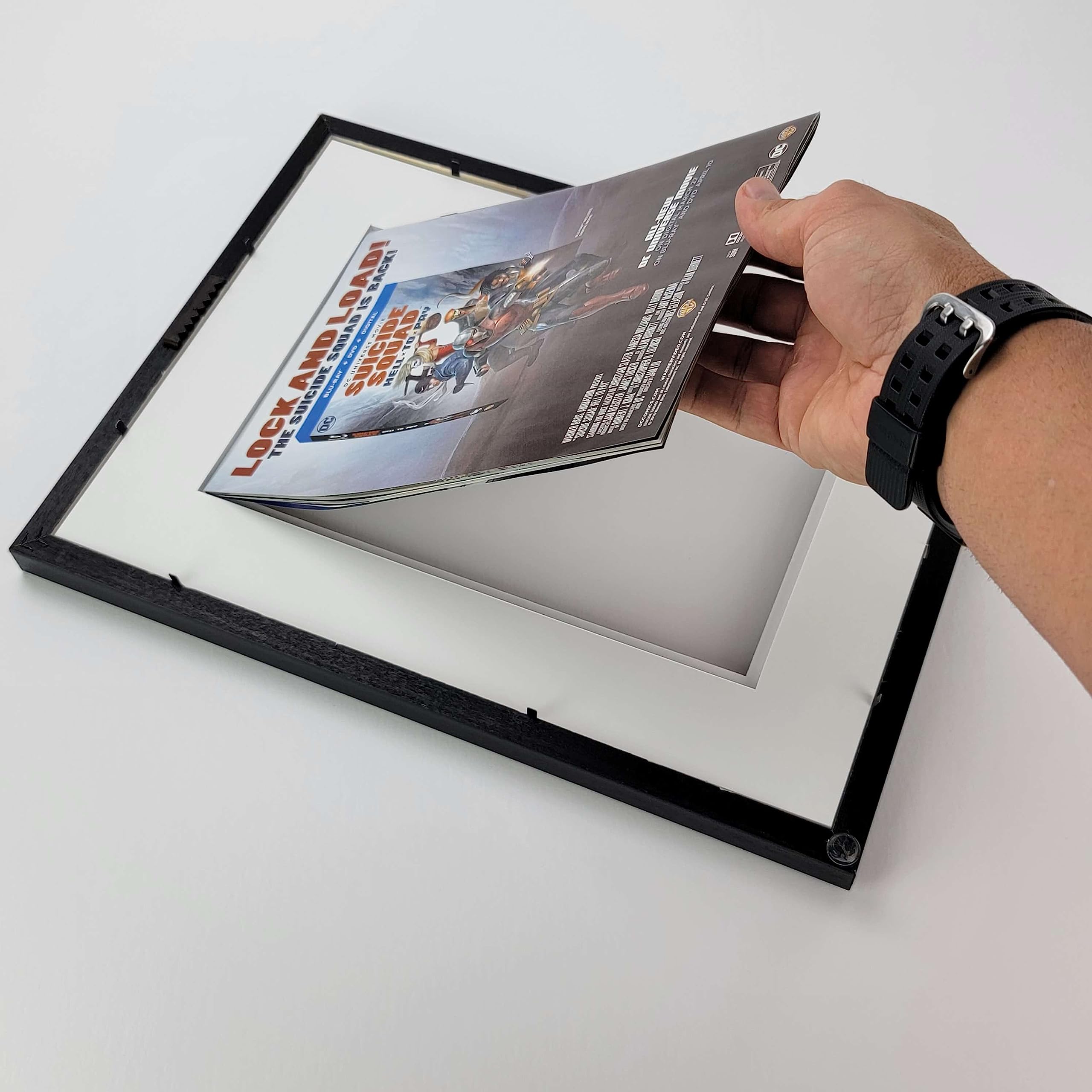 Premium Triple Comic Book Display Frames with UV Protection - Perfect for Showcasing Collectibles in Home, Office, or Comic Store Displays