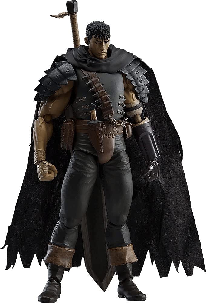 Berserk Guts Black Swordsman Figma Action Figure - Anime Collectible Toy Statue Model with Multiple Poses | Perfect for Display, Anime Collections & Gifts for Fans