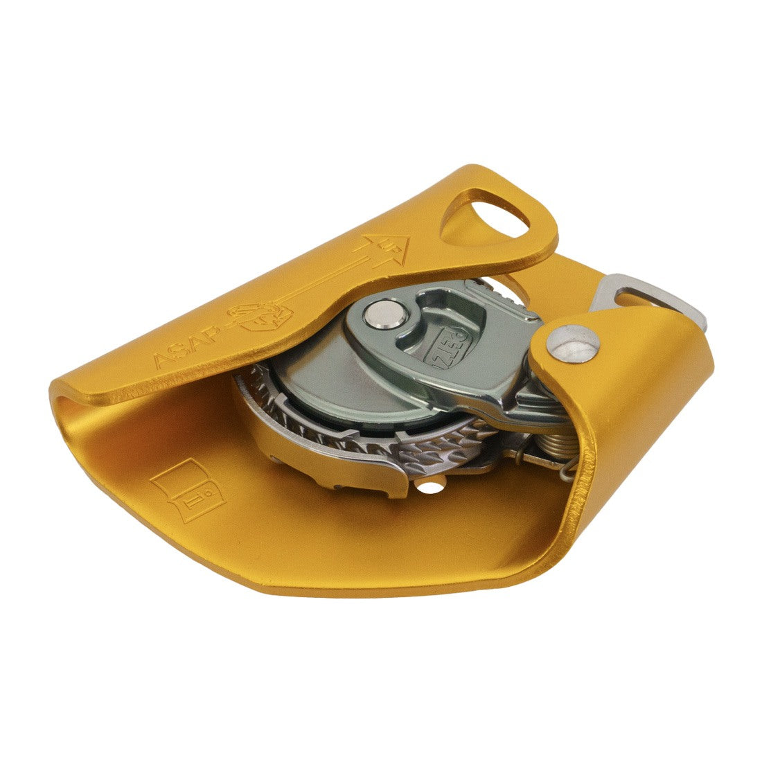 Petzl ASAP Locking Rope Grab - Fall Protection Safety Device for Climbing, Rescue & Work at Height | Ideal for Rock Climbing, Arborist Work & Industrial Safety