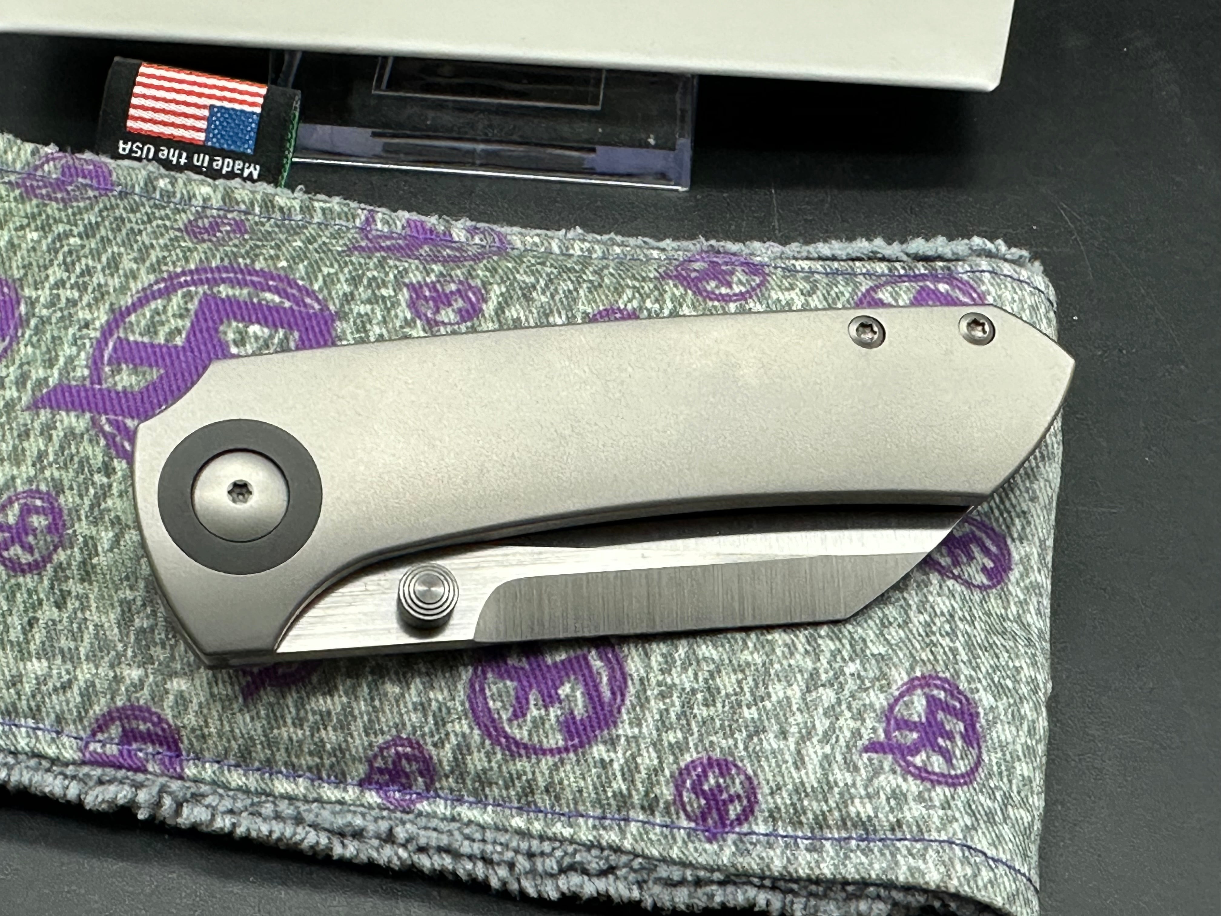 Christensen Knifeworks Production Maverick S - Premium Folding Pocket Knife for Outdoor, Camping, and Everyday Carry (EDC) | Durable Stainless Steel Blade, Ergonomic Handle | Perfect for Hiking, Hunting, and Survival Gear