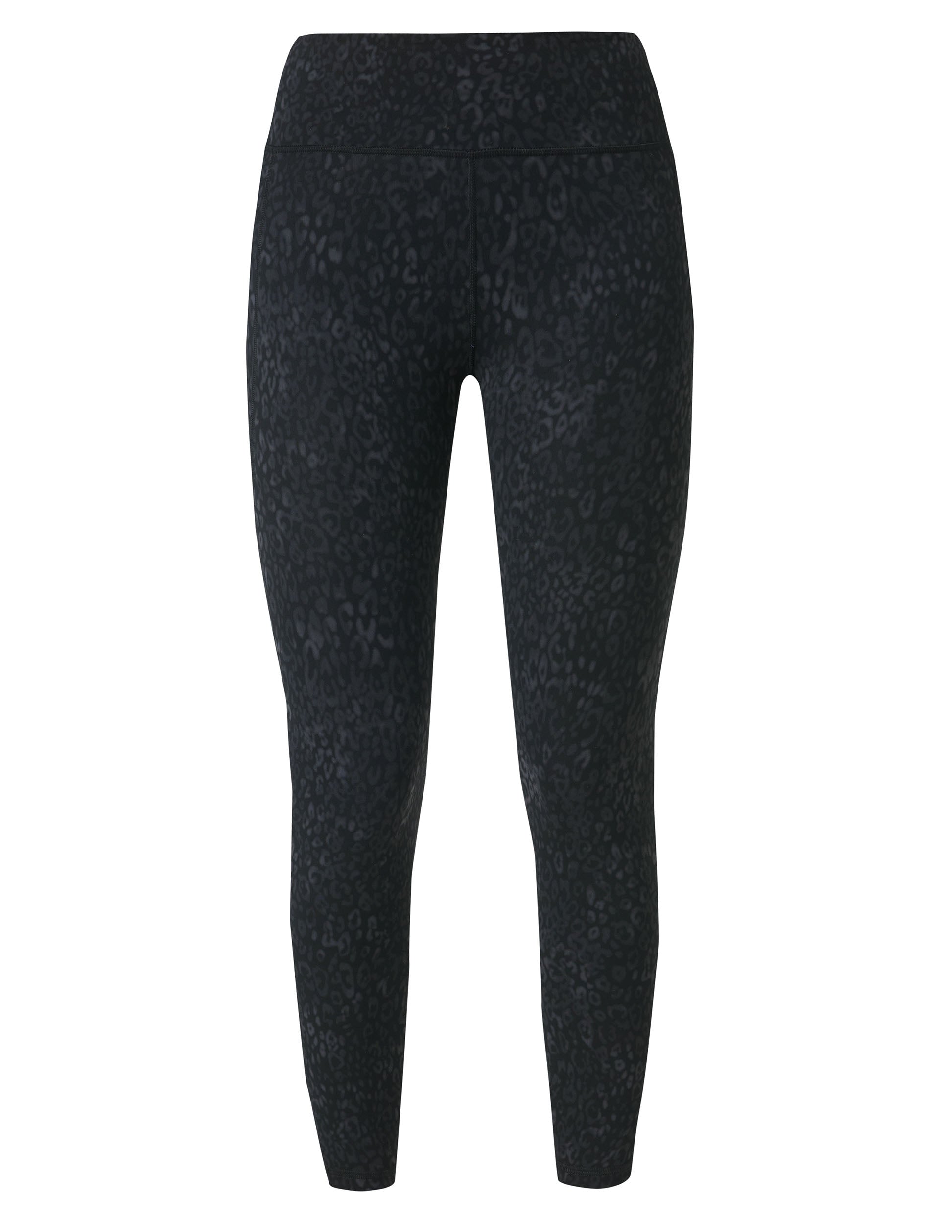 Ultimate Studio 7/8 Leggings - Black Panther Print Yoga Pants for Women | High Waist Workout Tights for Running, Gym & Lounge Wear