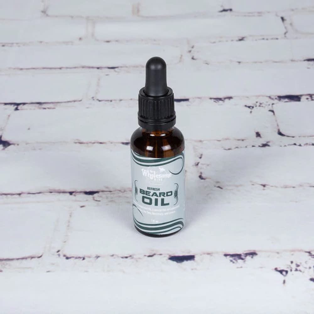 Natural Beard Oil for Men - Hydrating & Conditioning Beard Growth Oil with Argan & Jojoba Oils - Perfect for Daily Grooming & Styling