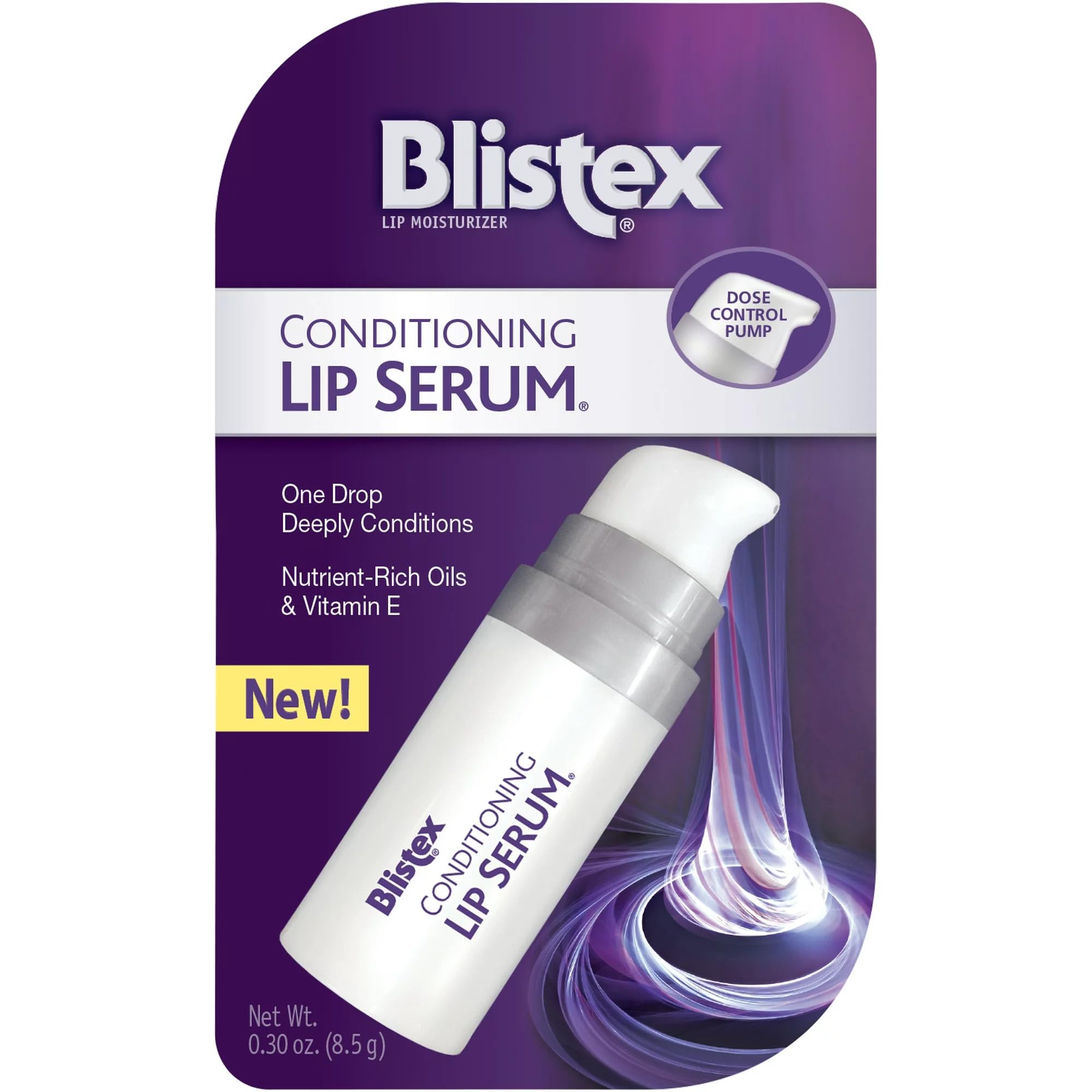 Blistex Conditioning Lip Serum Moisturizer - 2 Pack Hydrating Lip Treatment for Dry, Chapped Lips | Day & Night Use, Winter Care, Makeup Prep