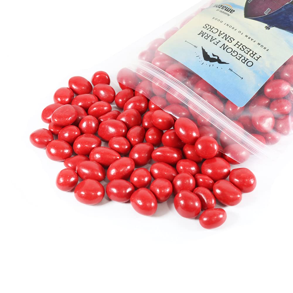 Oregon Farm Fresh Boston Baked Beans Candy Coated Peanuts - 2lb Bulk Snack - Perfect for Movie Nights, Game Days, Office Snacks & Party Buffets - Crunchy Sweet Treat for Sports Events & Lunchboxes