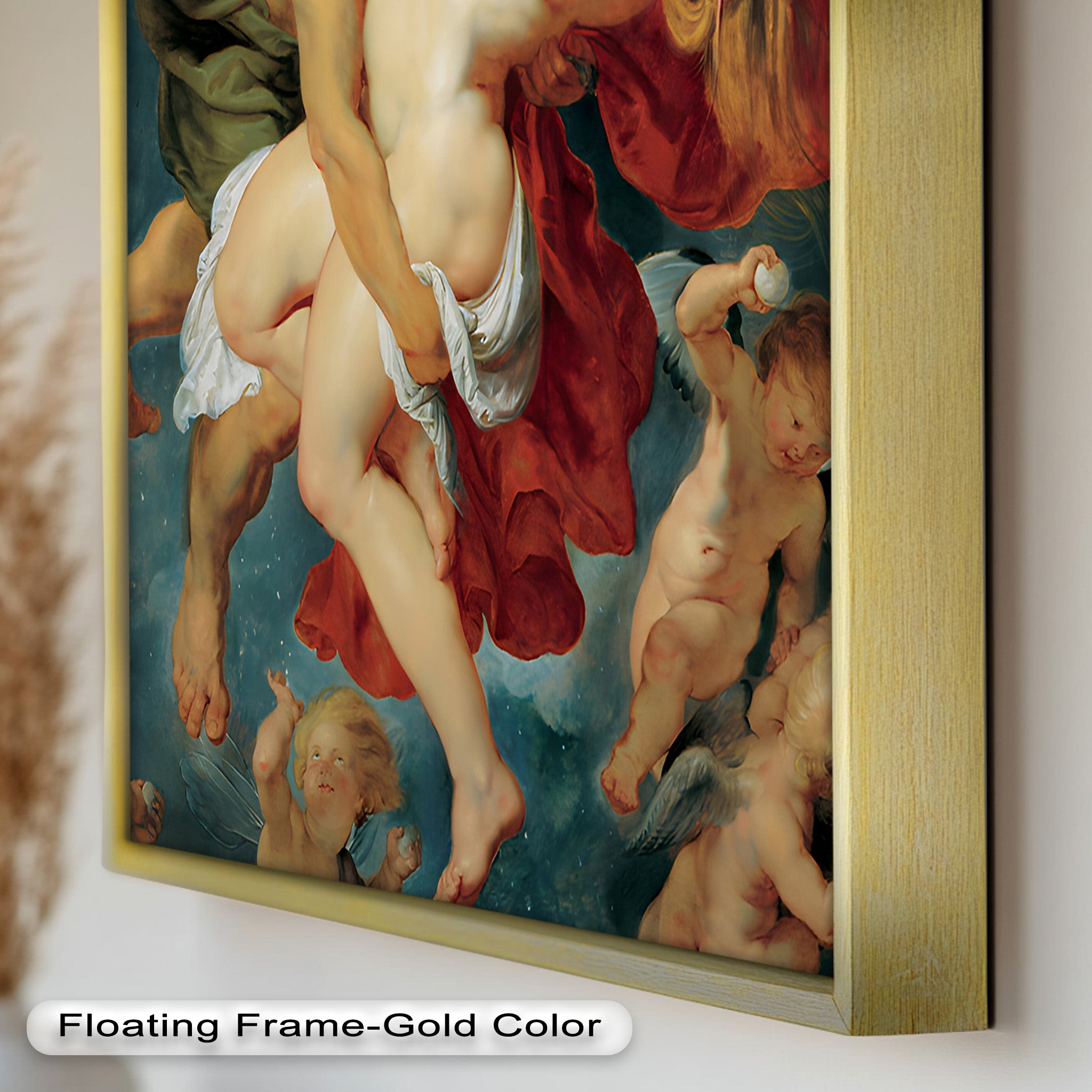 Abduction of Psyche - Mythological Renaissance Nude Oil Painting Reproduction | Classic Art Wall Decor for Living Room, Bedroom & Office