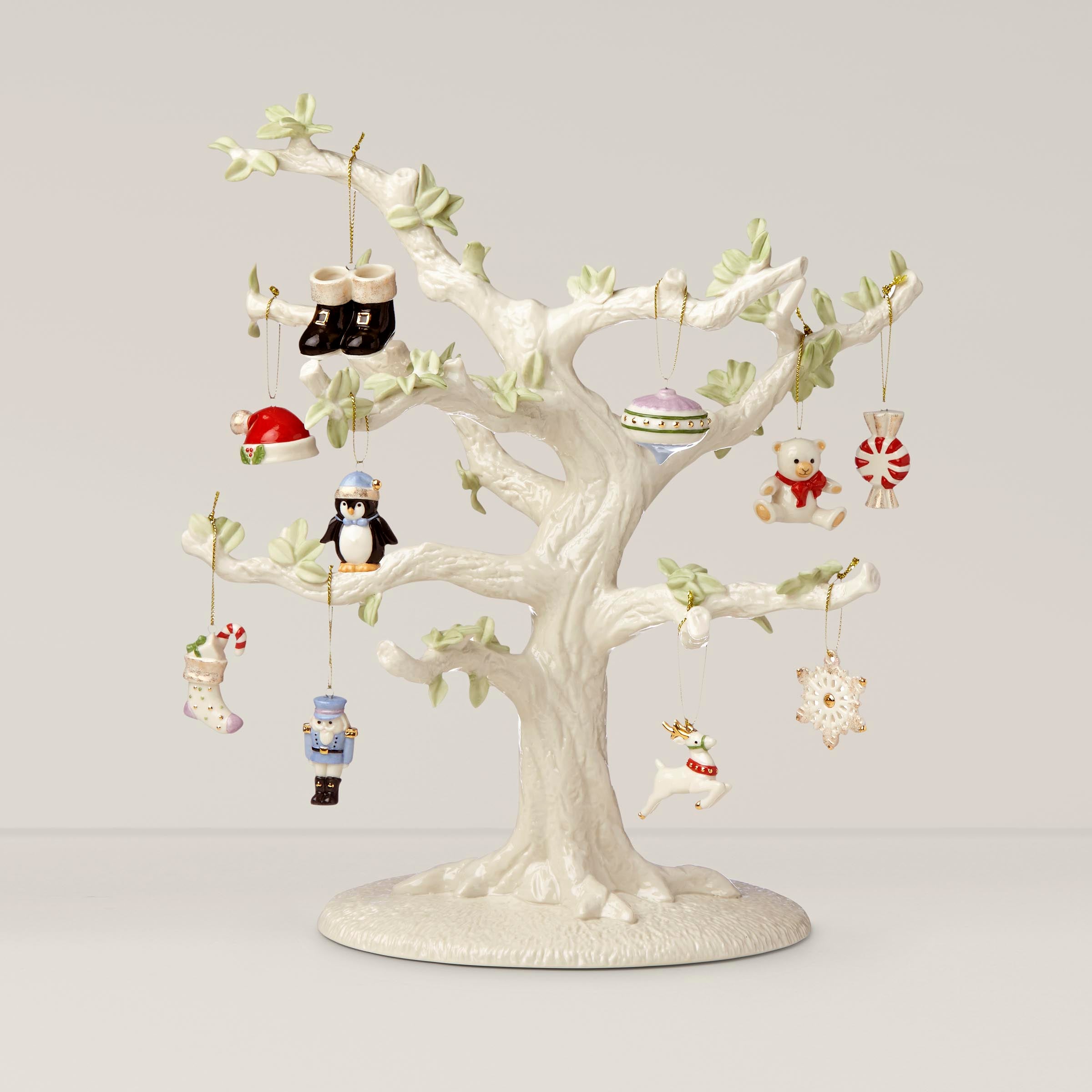 Christmas Memories 11-Piece Ornament & Tree Set - Holiday Decorations for Home, Office, and Festive Parties | Perfect for Christmas Tree Decorating and Gift Giving