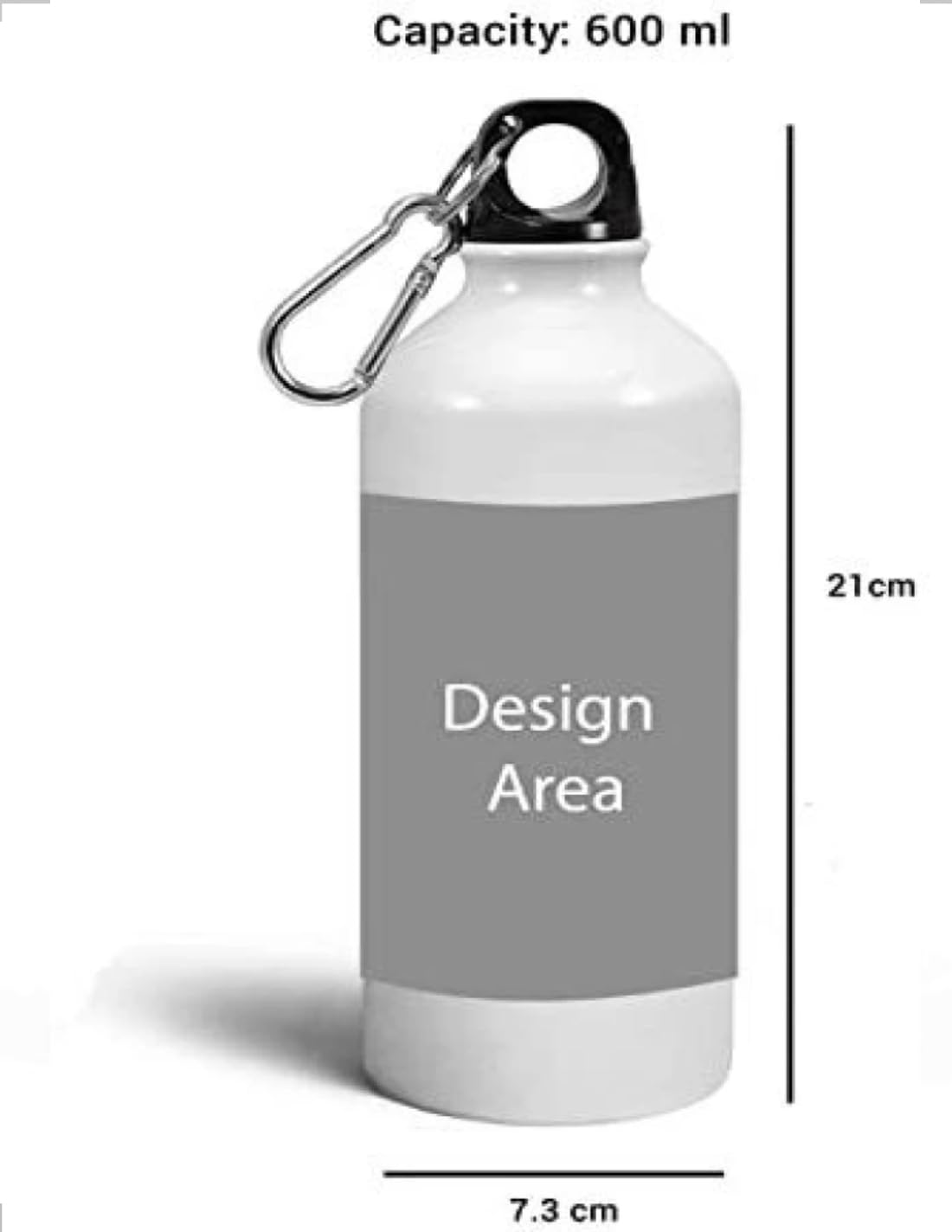 Stylish Cute Designer Mother's Day Printed Aluminum Water Bottle - 600ml Leakproof Insulated Bottle for Mom - Perfect Gift for Mother's Day, Birthday, Anniversary & Everyday Hydration