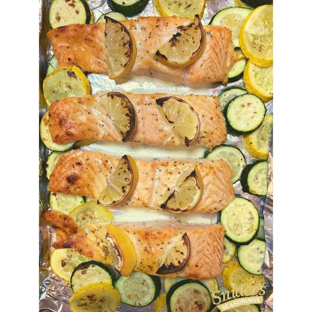 Snider's Zesty Lemon Pepper Seasoning 5.5 oz - Premium All-Natural Spice Blend for Chicken, Fish, Vegetables & More | Perfect for Grilling, Roasting & Everyday Cooking
