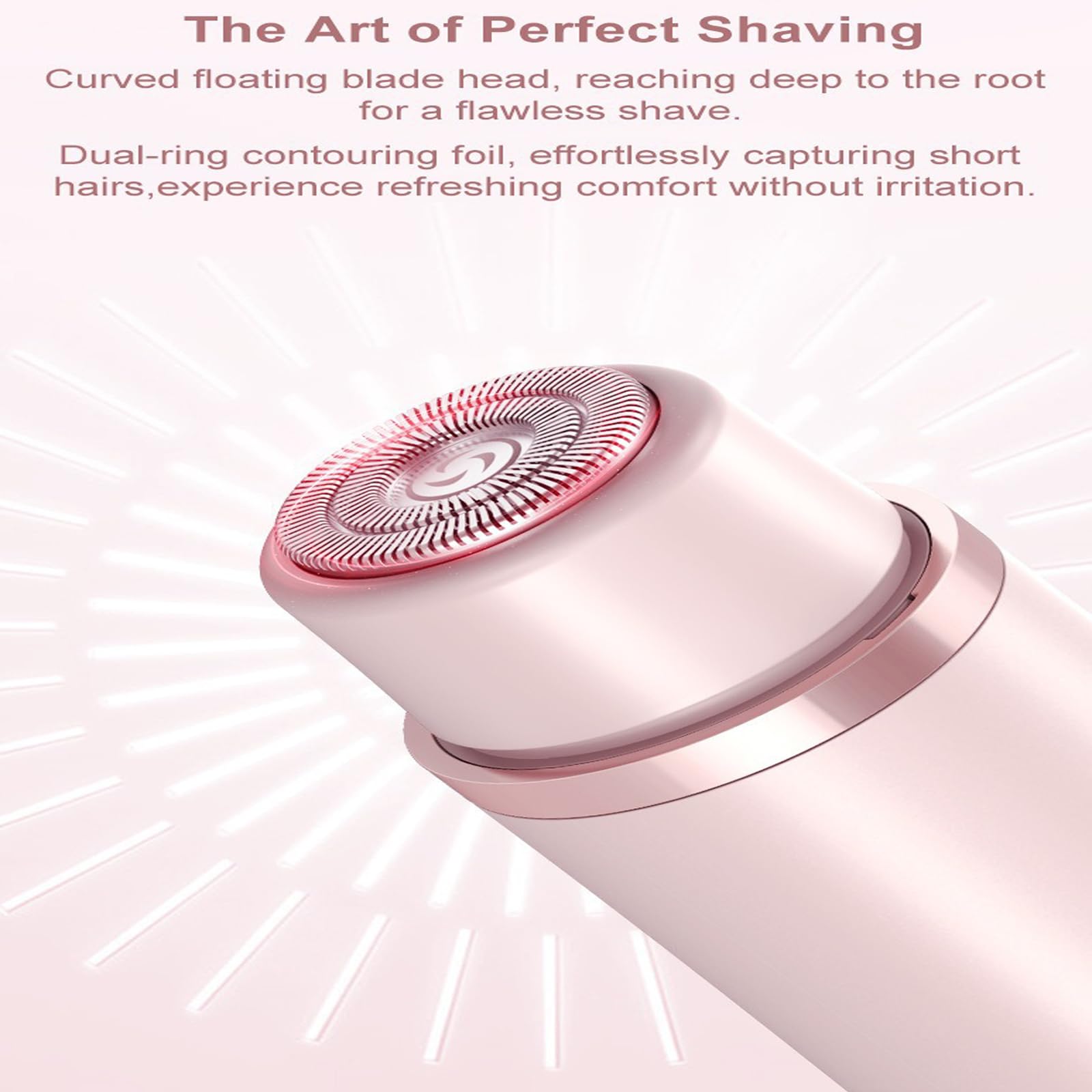 2025 Upgraded 2-in-1 Electric Shaver for Women - Rechargeable Wet/Dry Body Trimmer with Accessories | Home & Travel Use | Smooth Shaving for Legs, Underarms & Bikini Area (Pink)