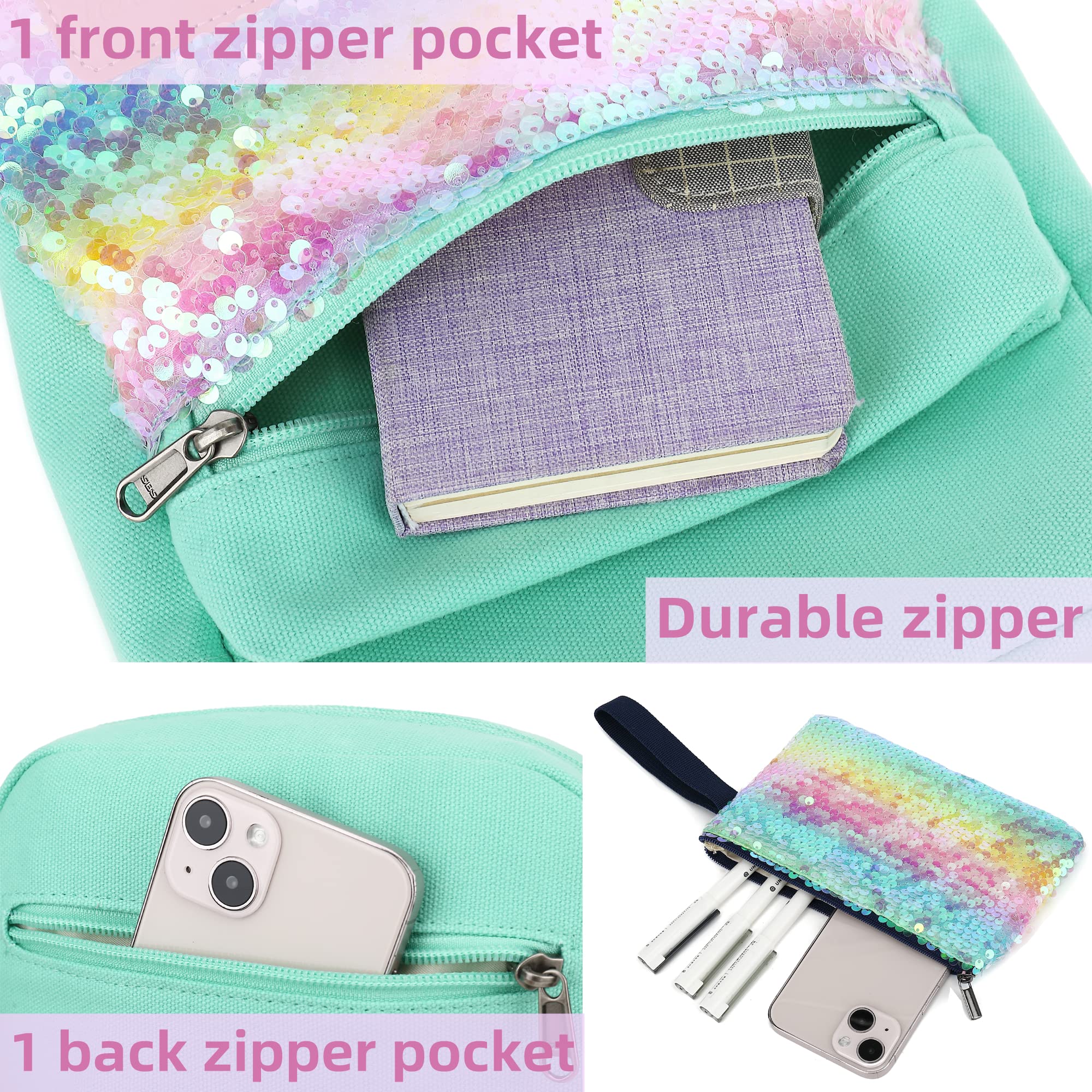 **Leaper Girls Crossbody Purse Set - 2 PCS Kids & Women Messenger Bags, Durable Canvas Crossbody Bags for School, Travel & Everyday Use**