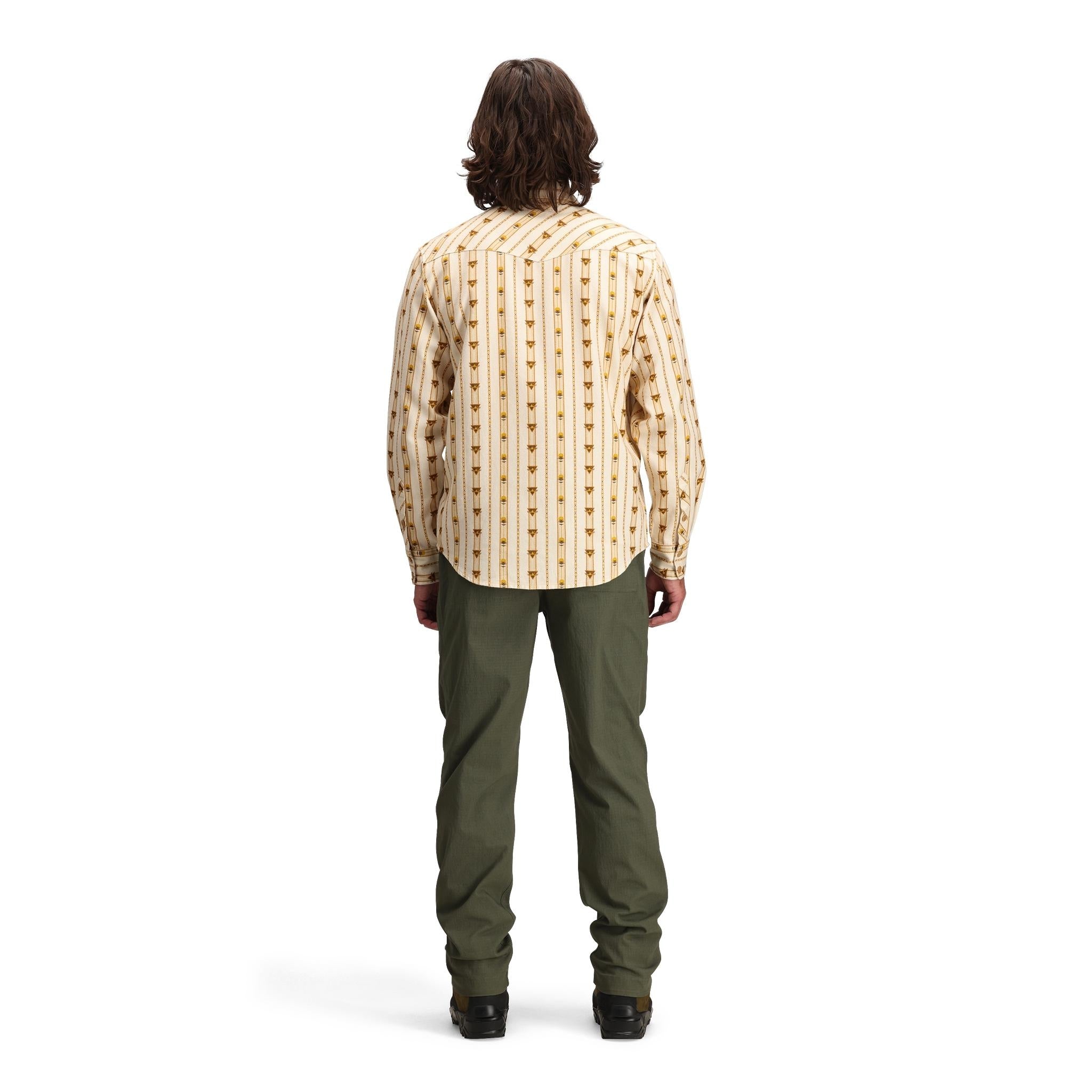 Men's Mountain Shirt Long Sleeve Hiking Shirt - Breathable Quick-Dry Outdoor Shirt for Camping, Trekking & Adventure Activities