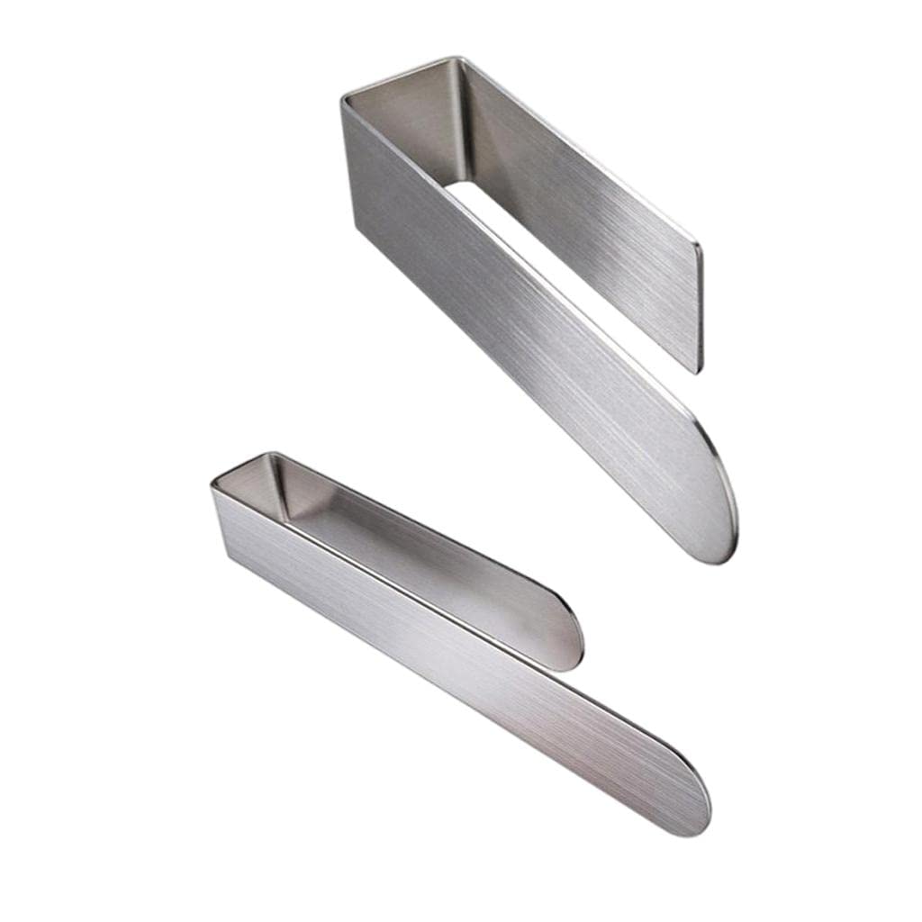 Homozy 2-Pack Towel Holder - Wall Mounted Bathroom Organizer for Towels, Robes & Accessories - Perfect for Bathroom, Kitchen, Laundry Room Organization