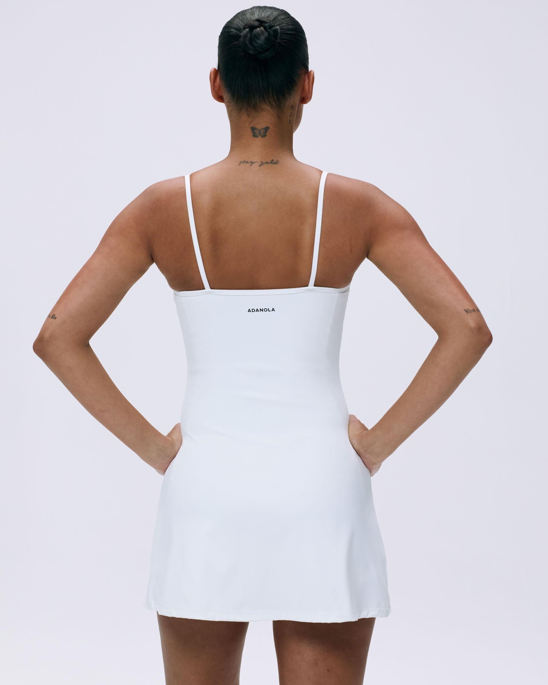 Ultimate Strappy Tennis Dress for Women - Breathable & Comfortable White Sports Dress - Perfect for Tennis, Workouts & Gym