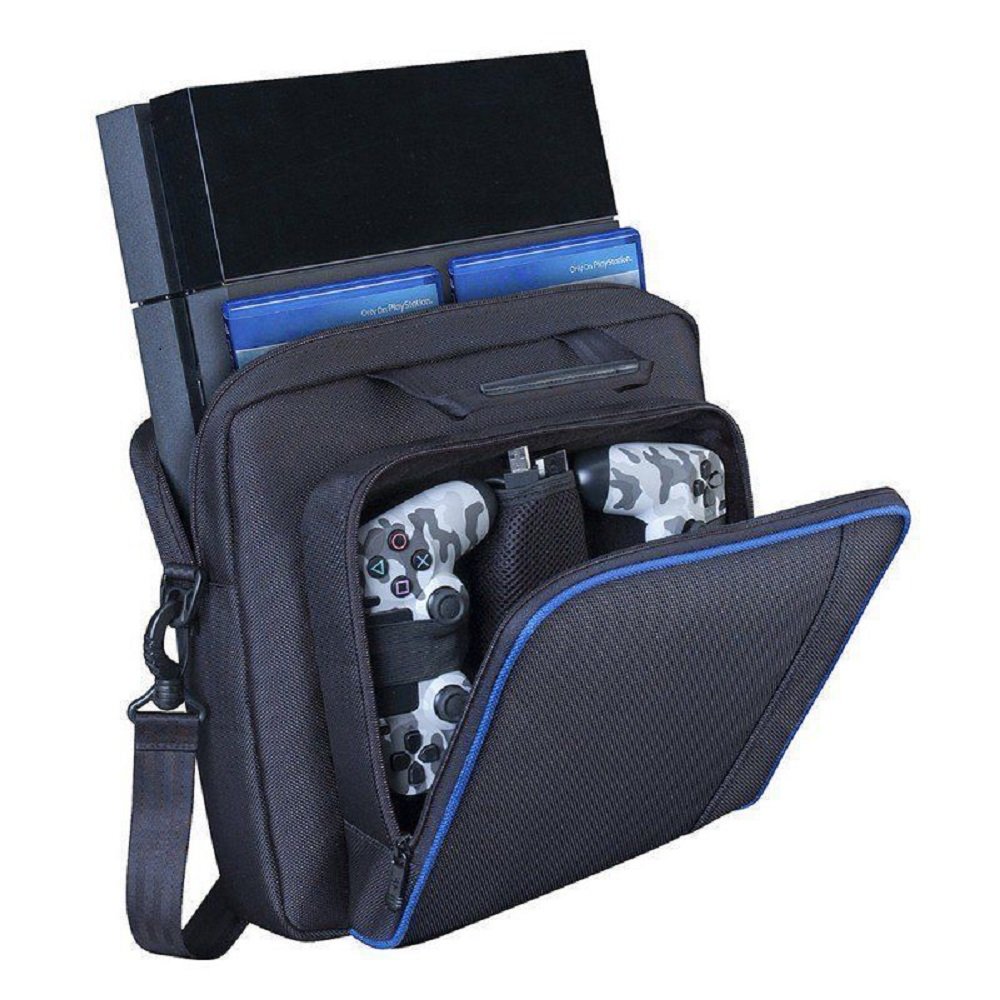 PS4 Carrying Case for PS4, PS4 Pro & PS4 Slim - Protective Shoulder Bag with Padded Interior | Perfect for Travel, Gaming Parties & Storage