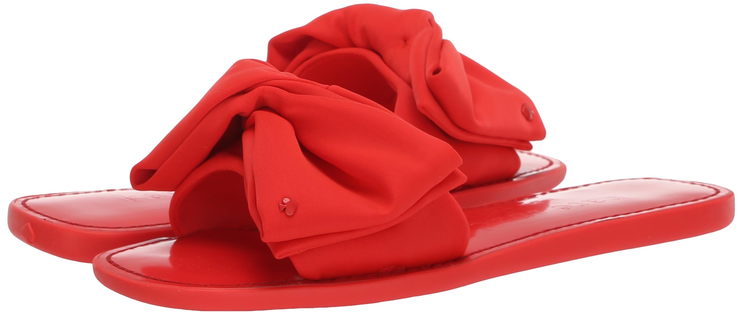 Kate Spade New York Women's Bikini Flat Sandals - Comfortable Summer Beach Slides for Pool, Vacation & Casual Outings