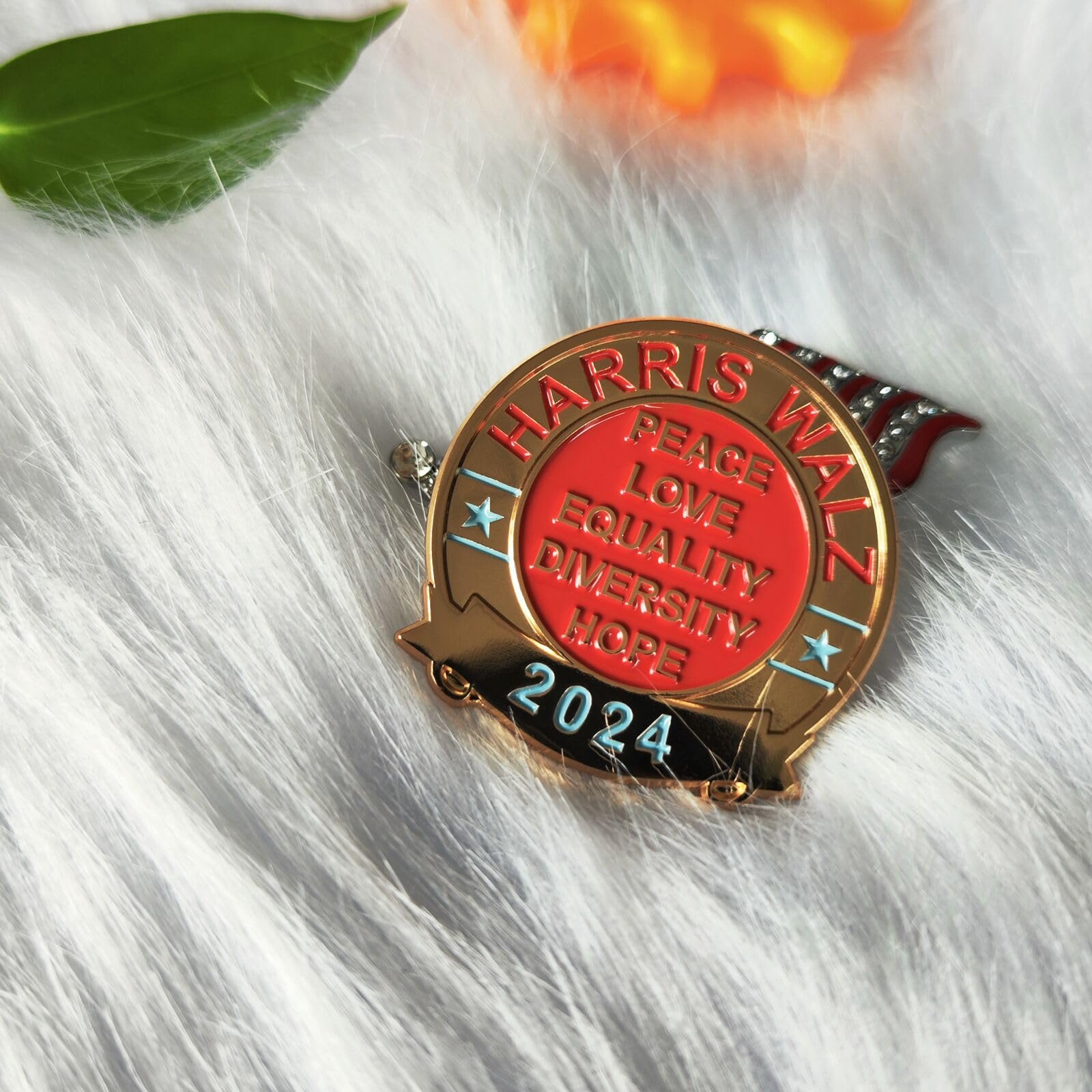 RBG Pin - Women Girl Power Feminist Badge - Notorious I Dissent Lapel Pin - Tribute to Ruth Bader Ginsburg & Kamala Harris - Justice Themed Brooch for Clothing, Bags, Backpacks & Hats - Perfect for Political Rallies, Women's Rights Events & Supreme Court Supporters