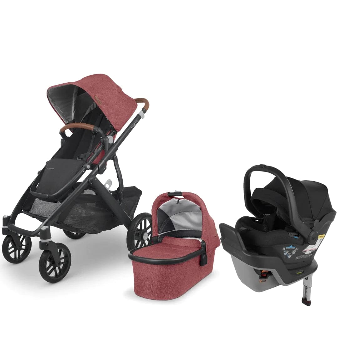 UPPAbaby Vista V2 Stroller Bundle with Mesa Max Infant Car Seat - Lightweight Travel System for Newborns & Toddlers - Perfect for City Walks, Shopping & Family Outings