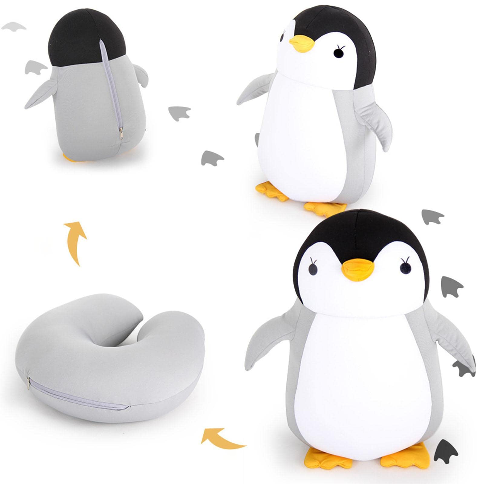 U-Shaped Travel Pillow for Adults - Plush Airplane Neck Support | Perfect for Flights & Long Trips