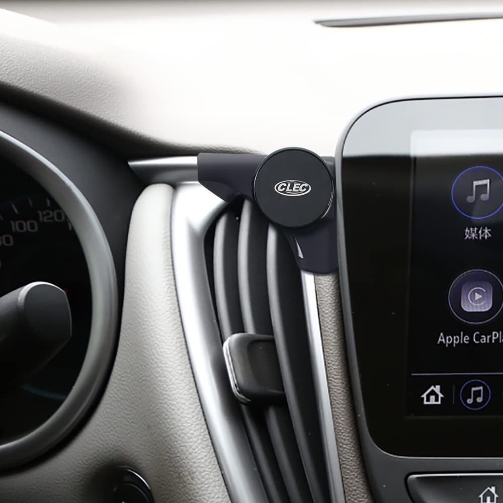 Magnetic Car Phone Holder for Chevrolet Malibu 2016-2024 - 360° Rotating Hands-Free Air Vent & Dashboard Mount Compatible with 4-6.7 Inch Smartphones - Perfect for Safe Driving & GPS Navigation
