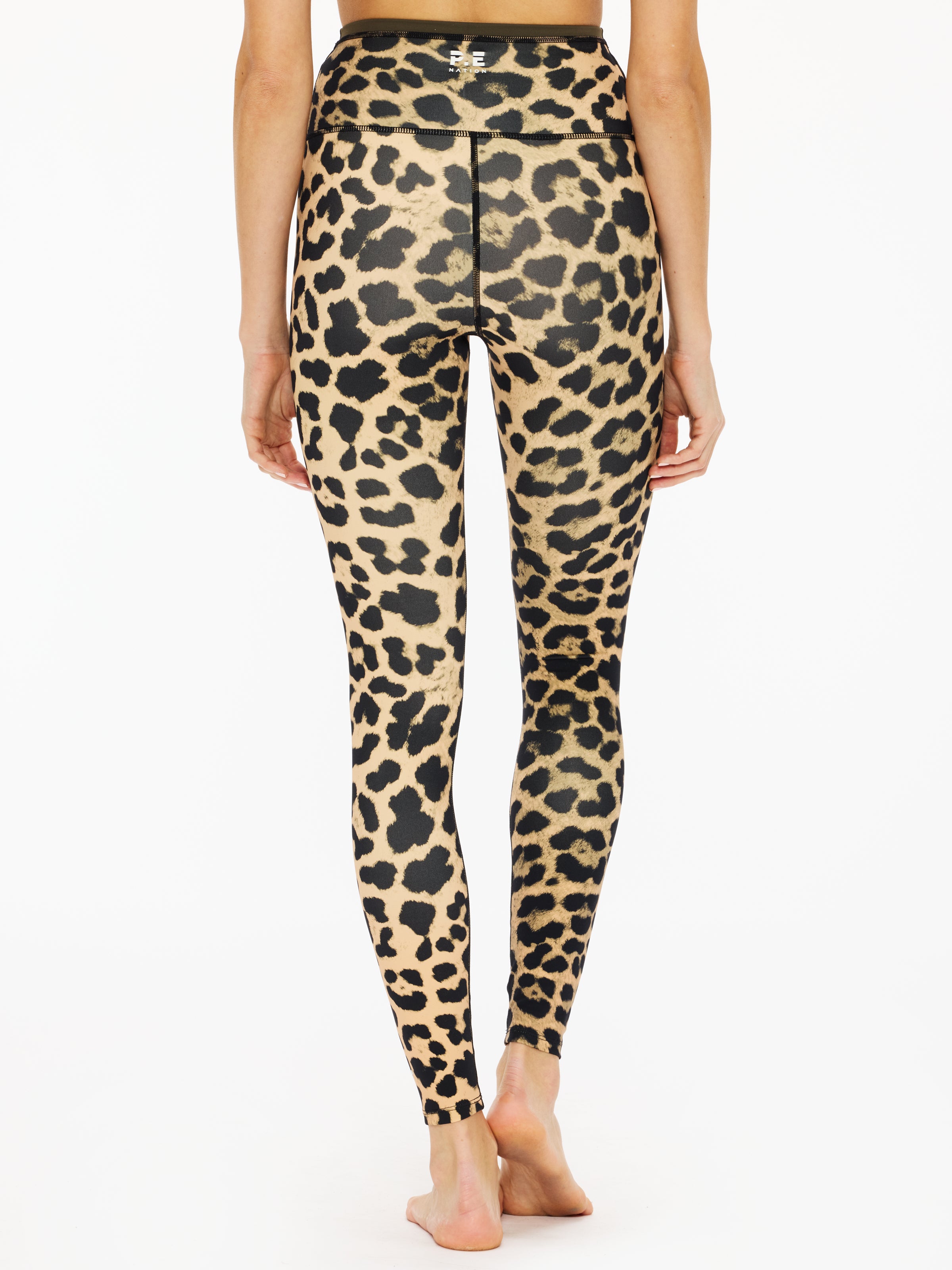 PE Nation Vita High-Waisted Full Length Leggings for Women - Comfortable Workout Yoga Running Gym Athletic Pants - Perfect for Fitness, Lounge & Everyday Wear