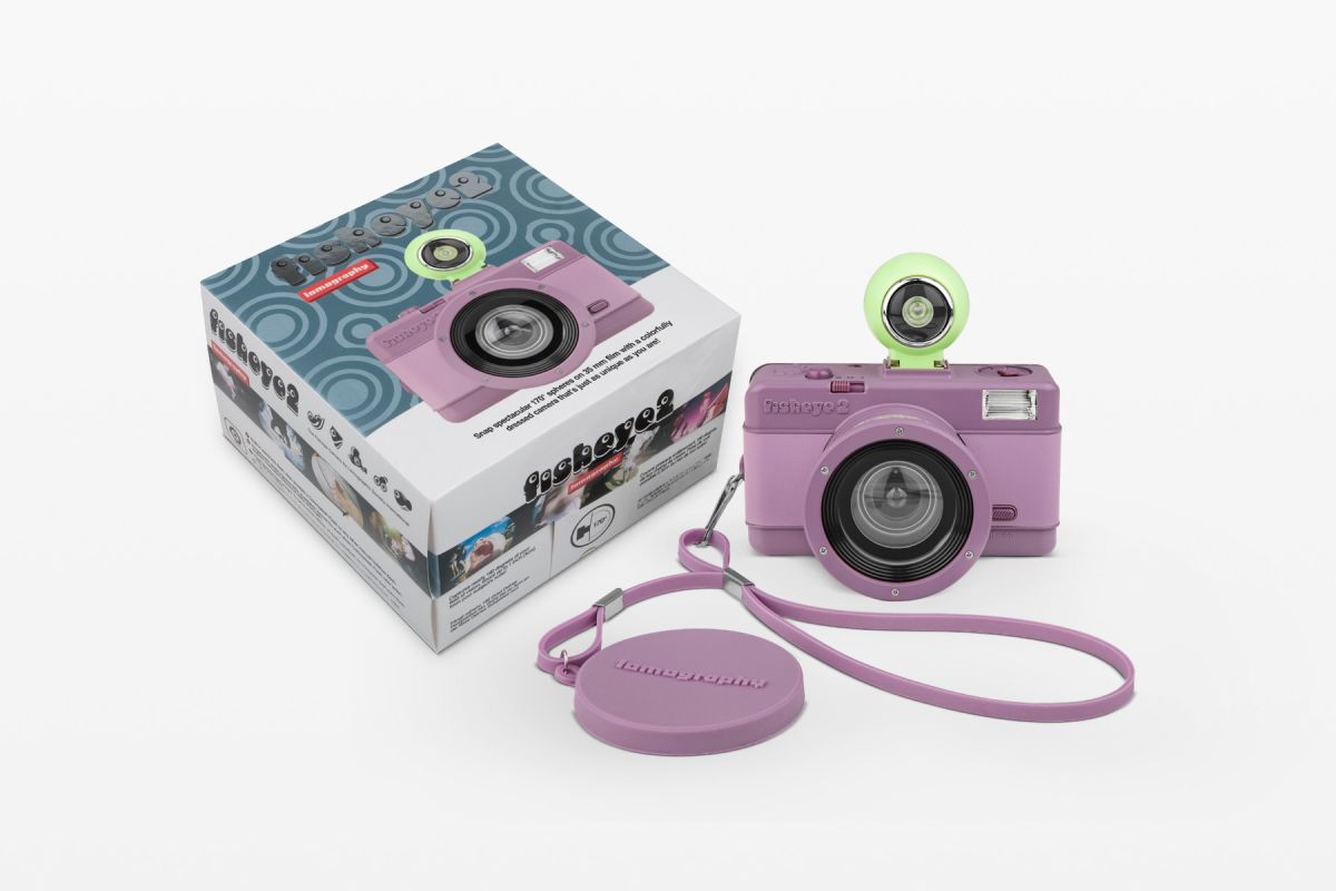 Lomography Fisheye No.2 Grape Jam 35mm Film Camera - Vintage Style Fisheye Lens for Creative Photography, Travel & Artistic Shots